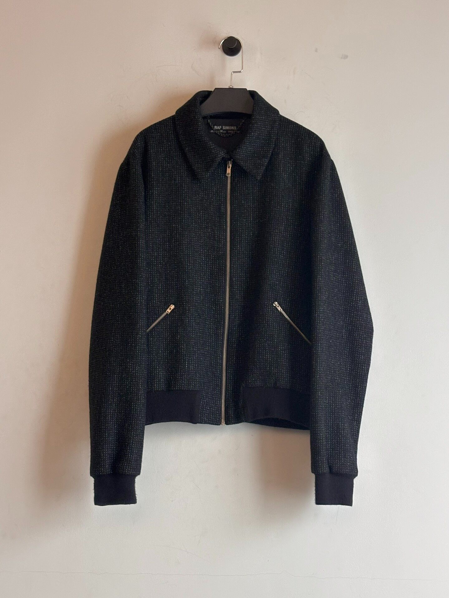 Raf Simons AW1998 Three-Zip Tweed Jacket