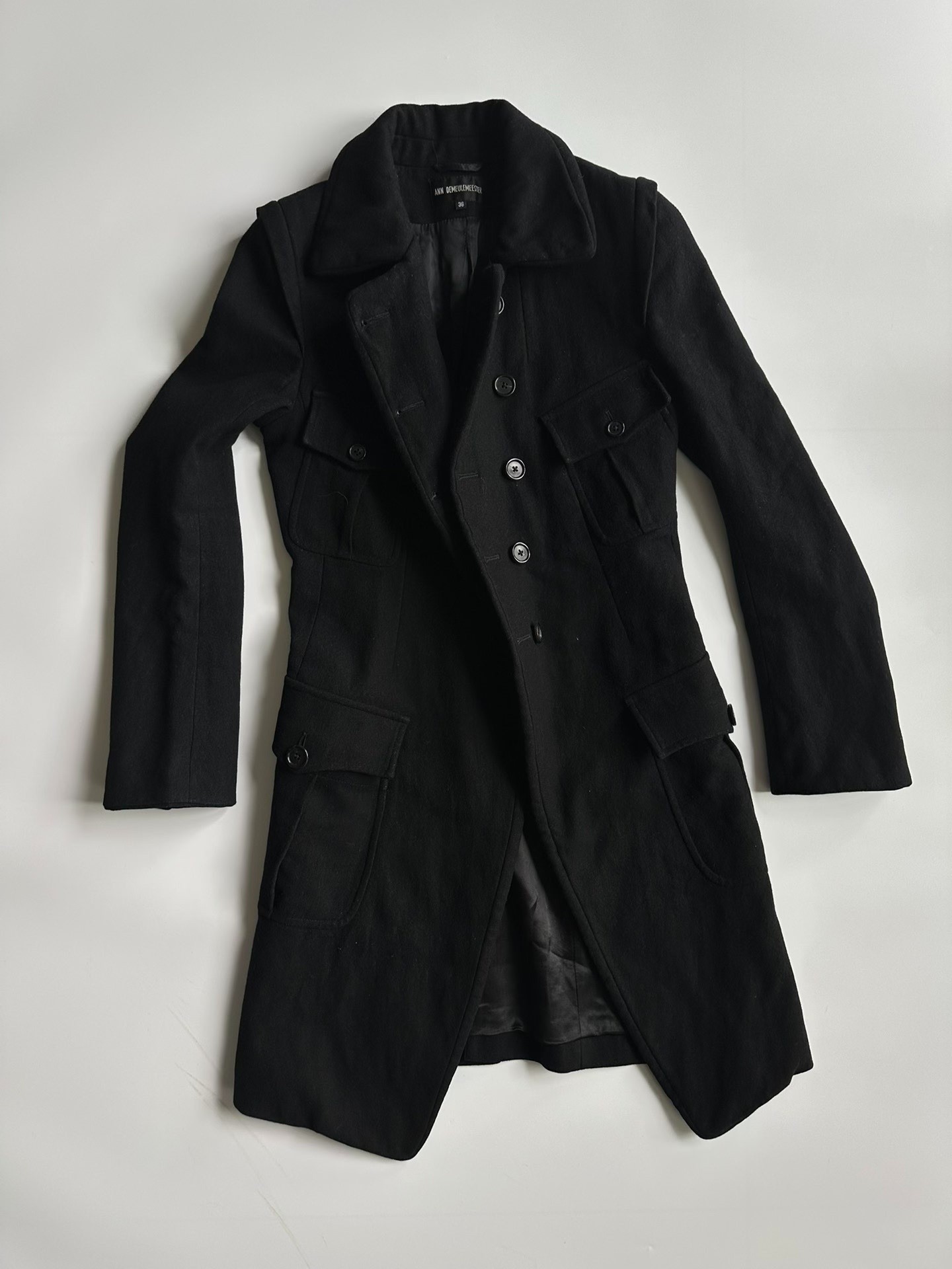 Ann Demeulemeester Four-Pocket Long Coat