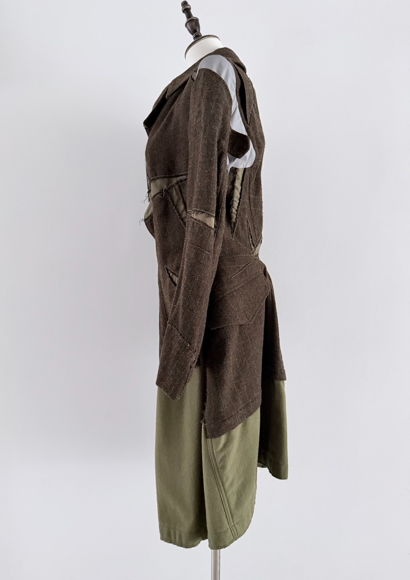 Junya Watanabe 06AW Deconstructed Military Coat — back