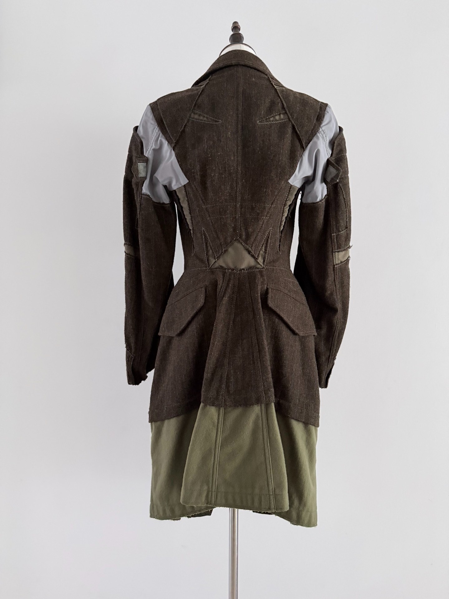 Junya Watanabe 06AW Deconstructed Military Coat — detail