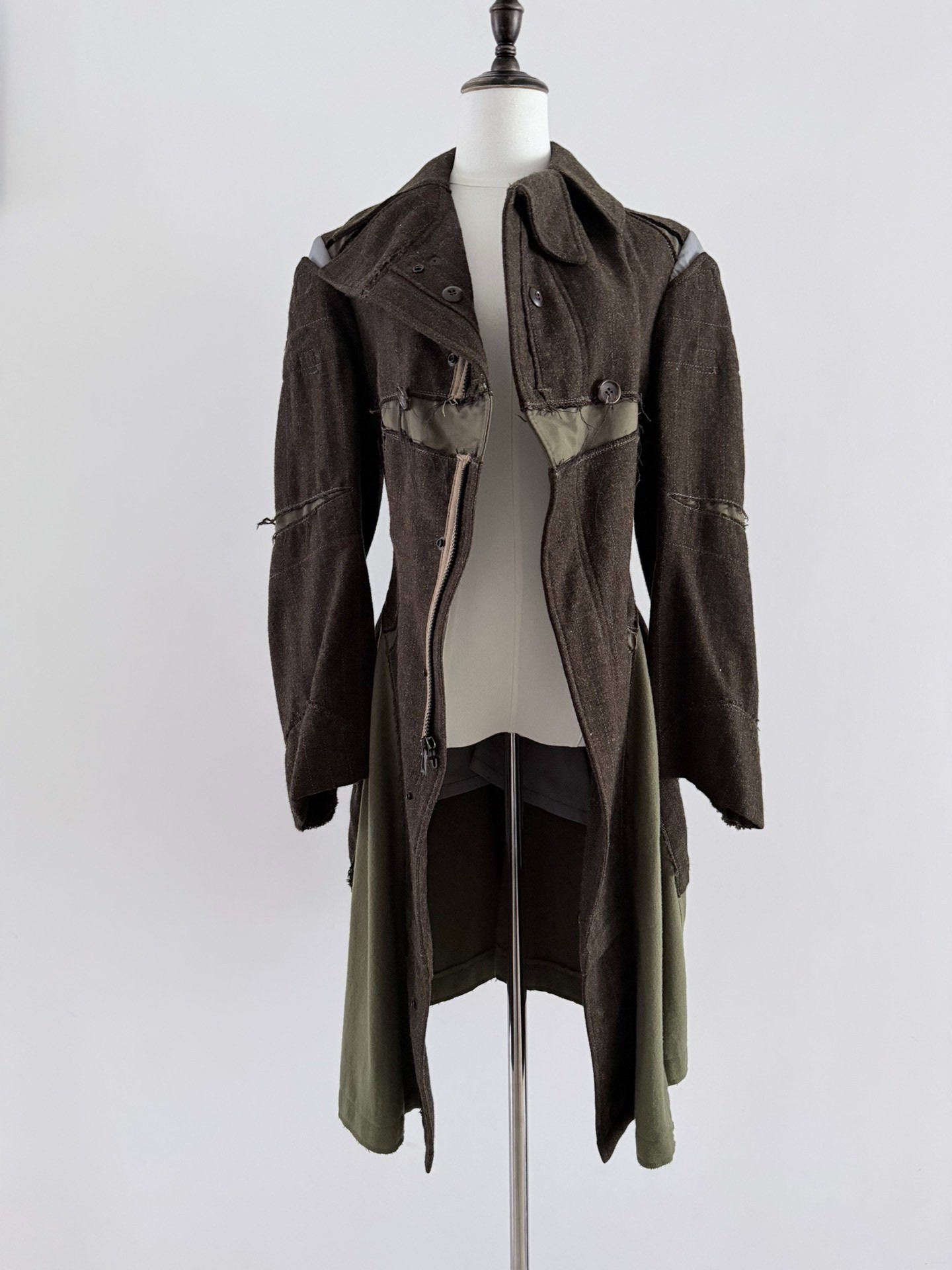 Junya Watanabe 06AW Deconstructed Military Coat — front