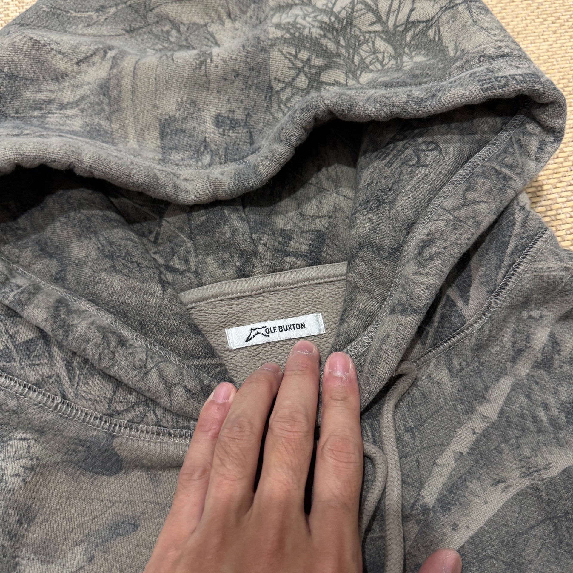 Cole Buxton Realtree Camo Hoodie — back