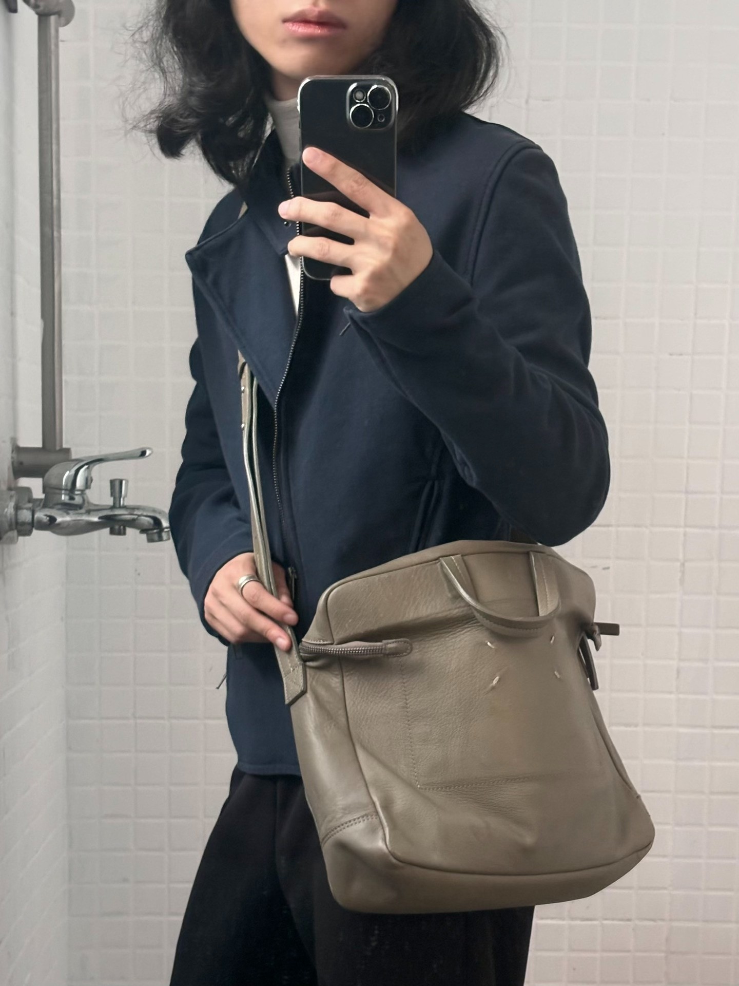 Maison Martin Margiela SS2015 Extended Zipper Bag — front
