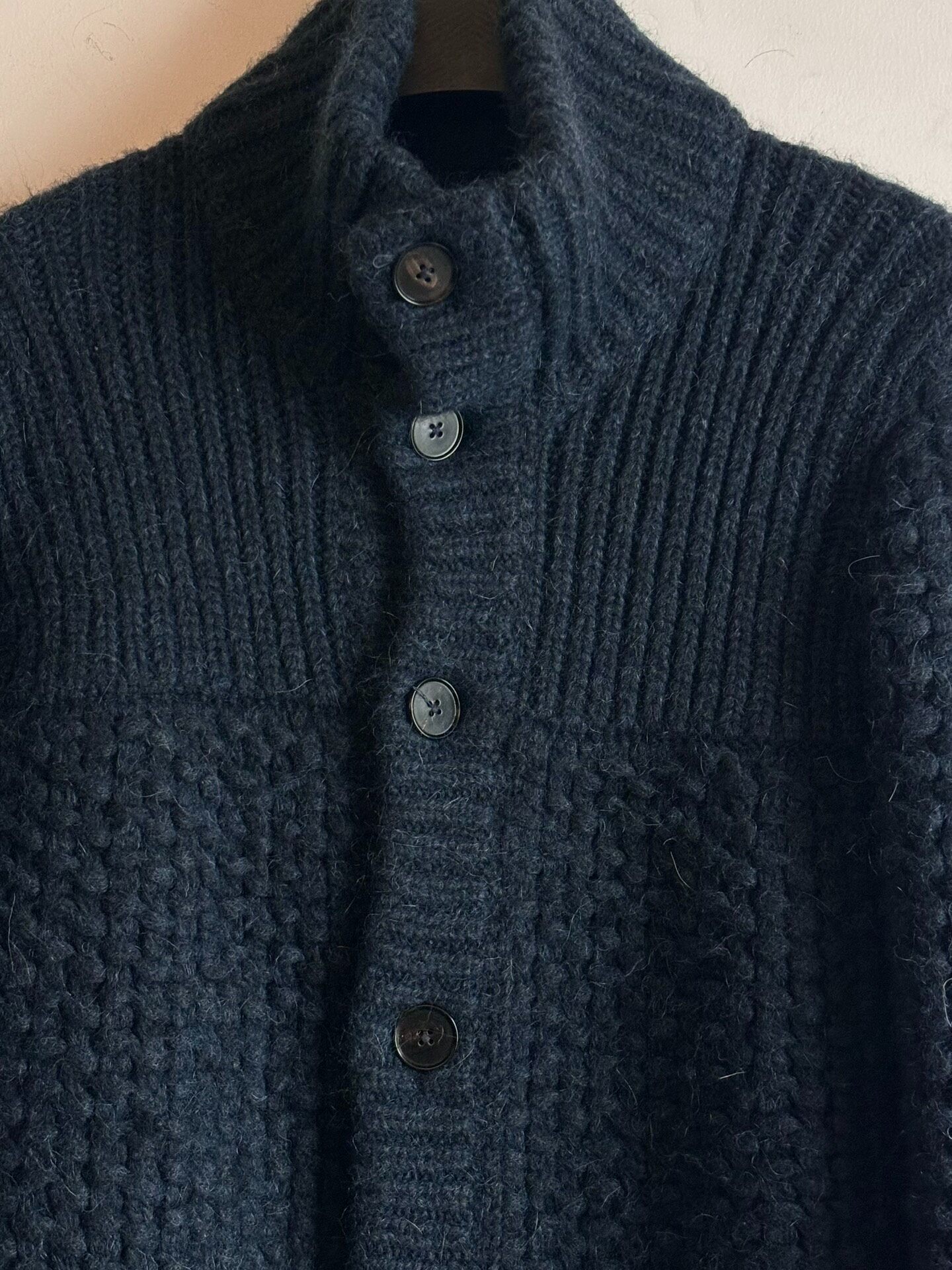 Maison Martin Margiela 2011 Angora Cardigan — detail