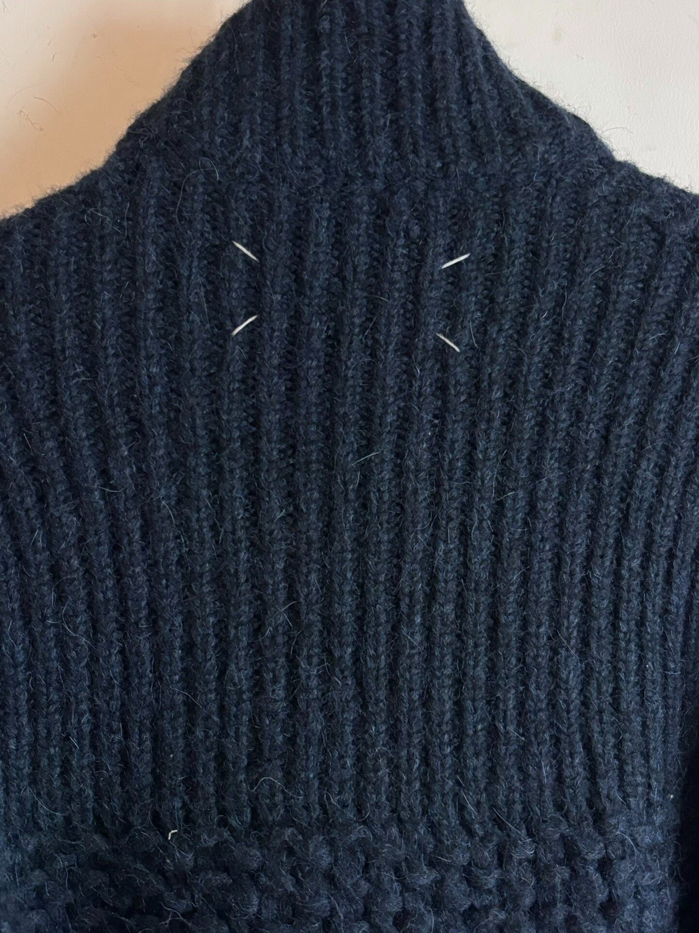 Maison Martin Margiela 2011 Angora Cardigan — label