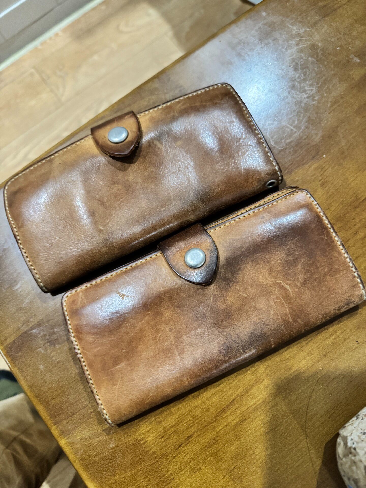 Freewheelers Great Lakes Vintage Long Wallet — front