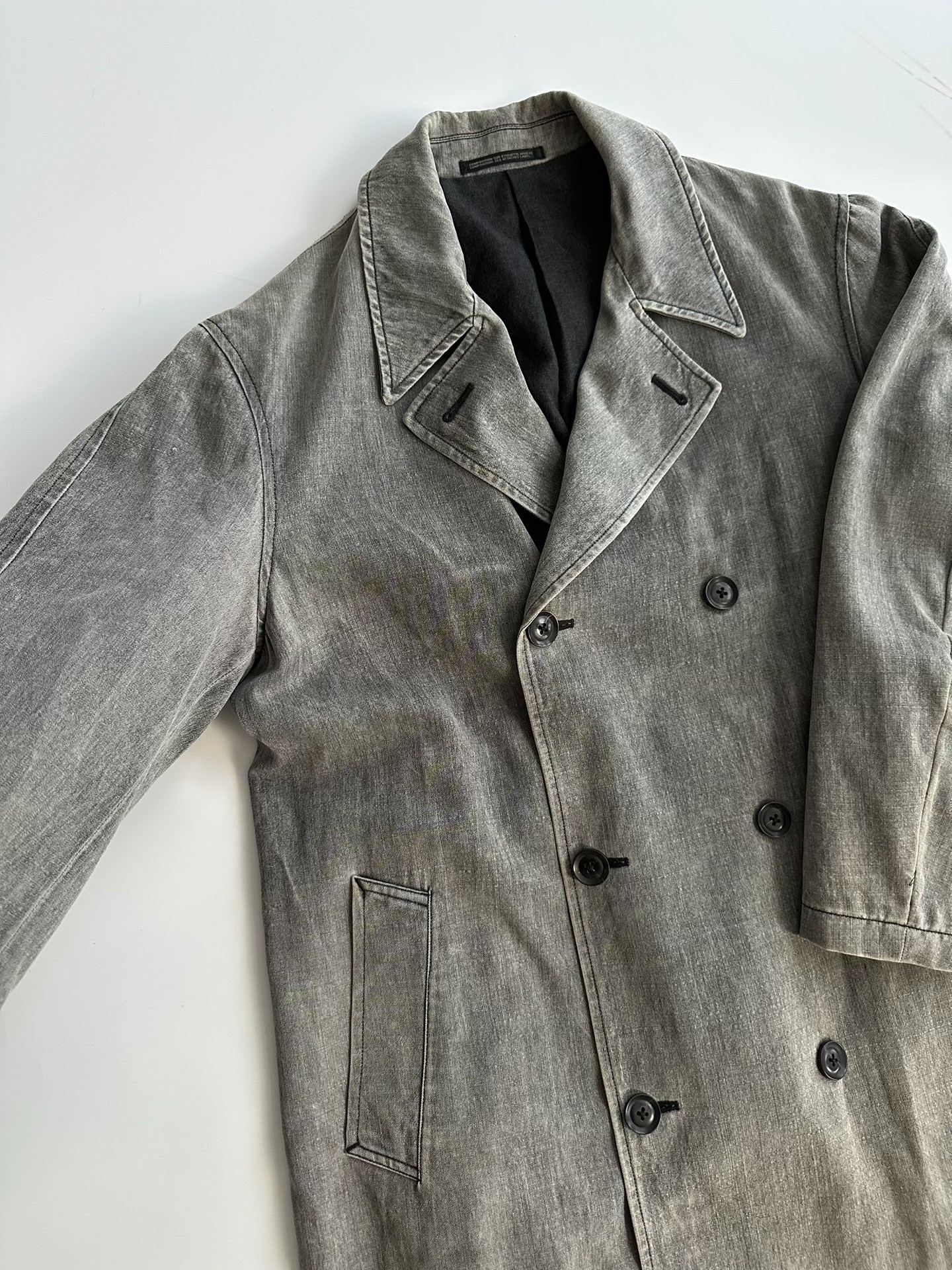 Y's for Men Yohji Wool Coat — front