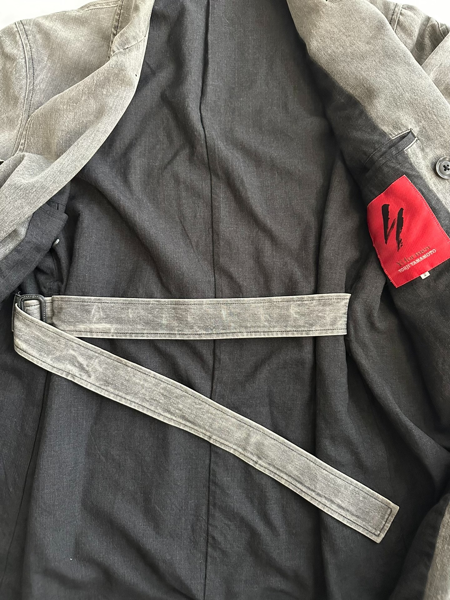 Y's for Men Yohji Wool Coat — back