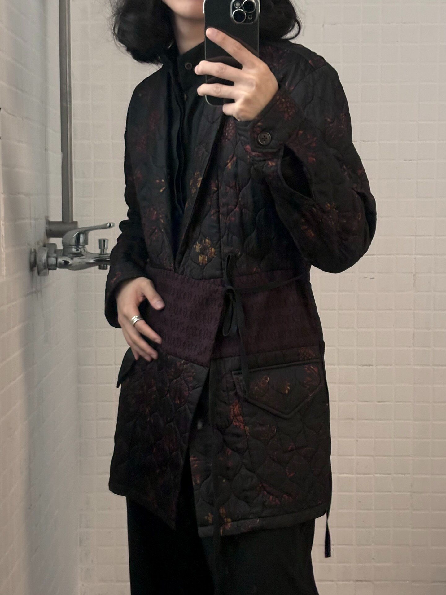 Dries Van Noten AW2015 Diagonal Tie Blazer — front