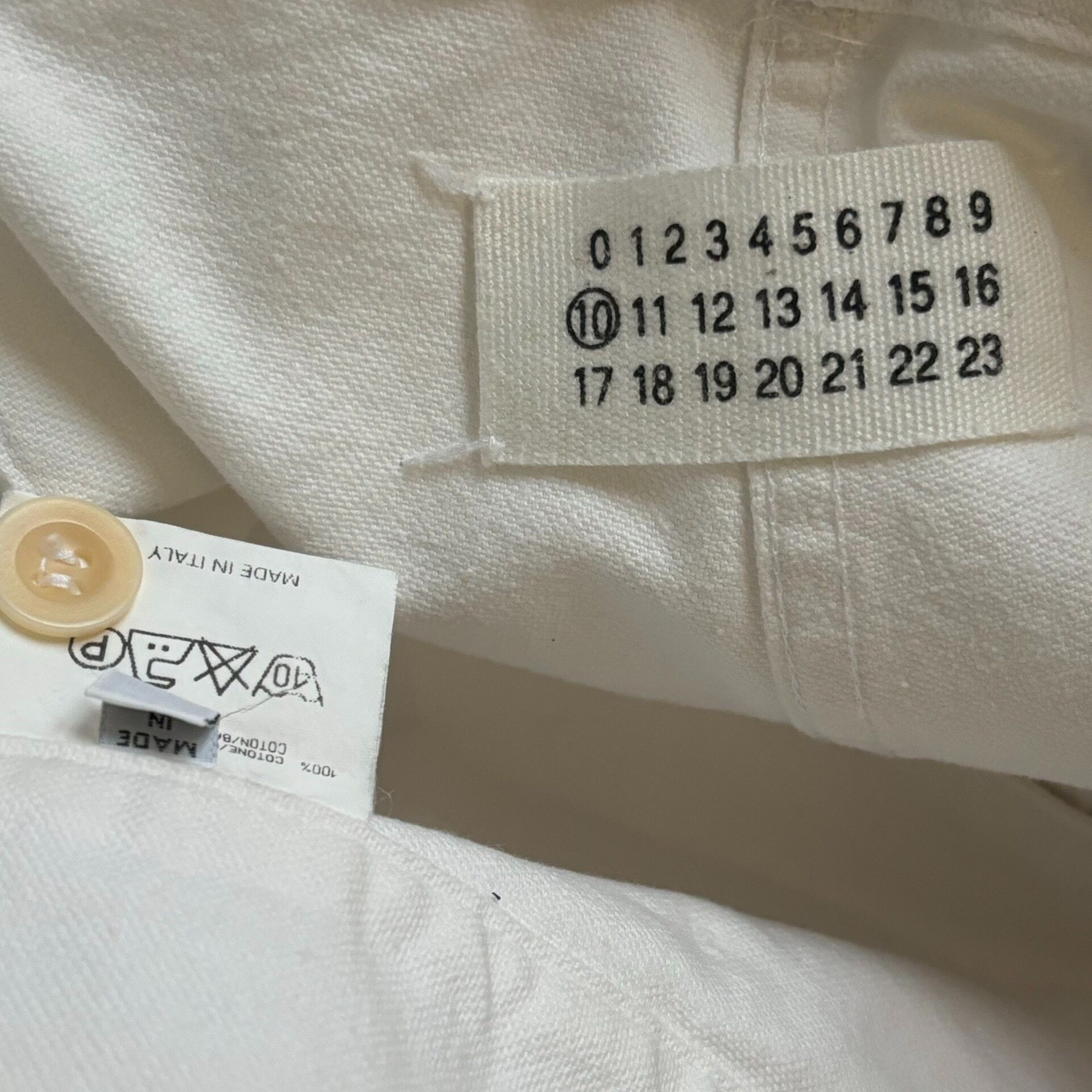 Maison Martin Margiela SS 1999 Naval Pants — back