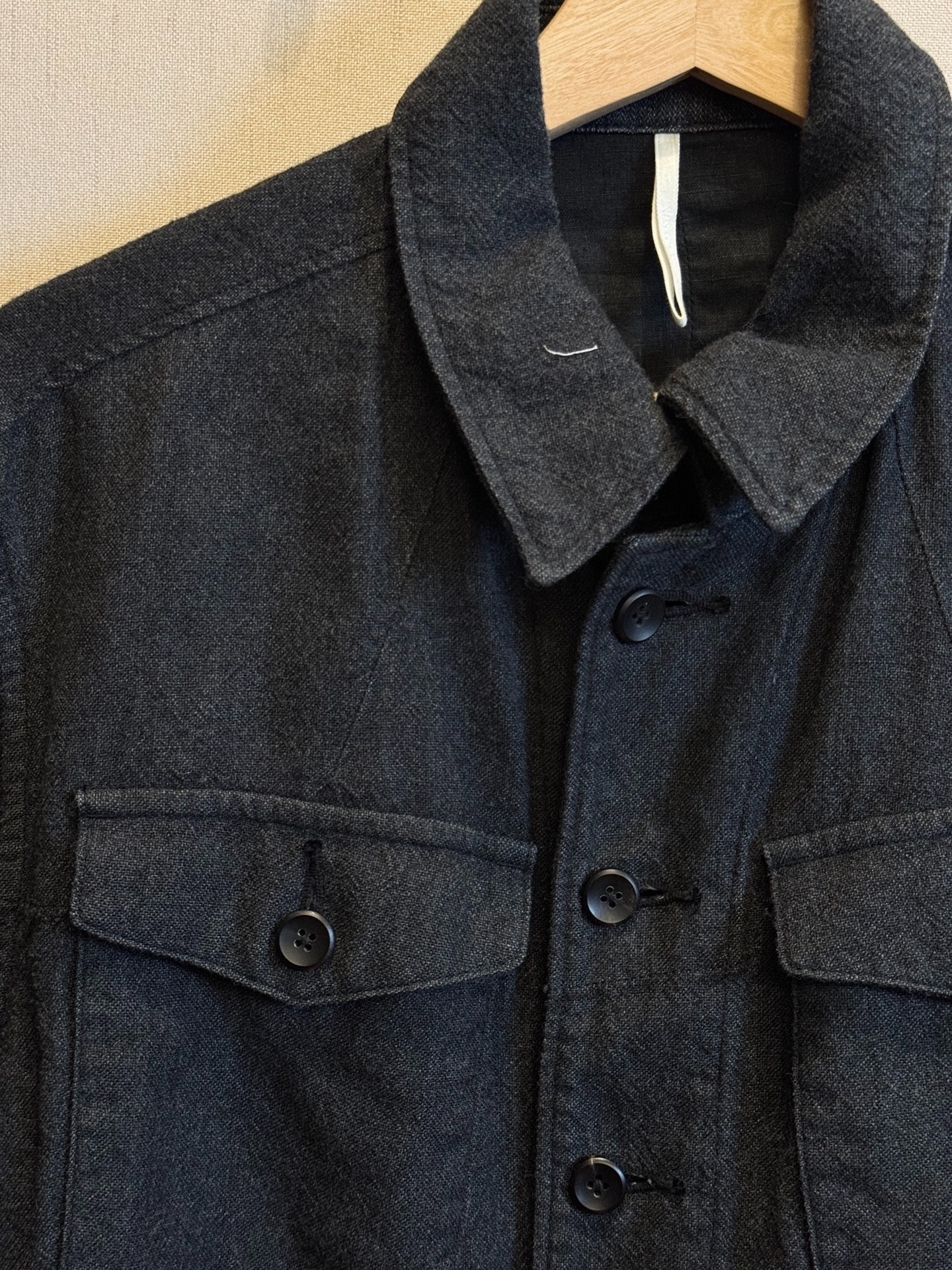 Sus-sous Type-3 Wool-Linen Jacket — back