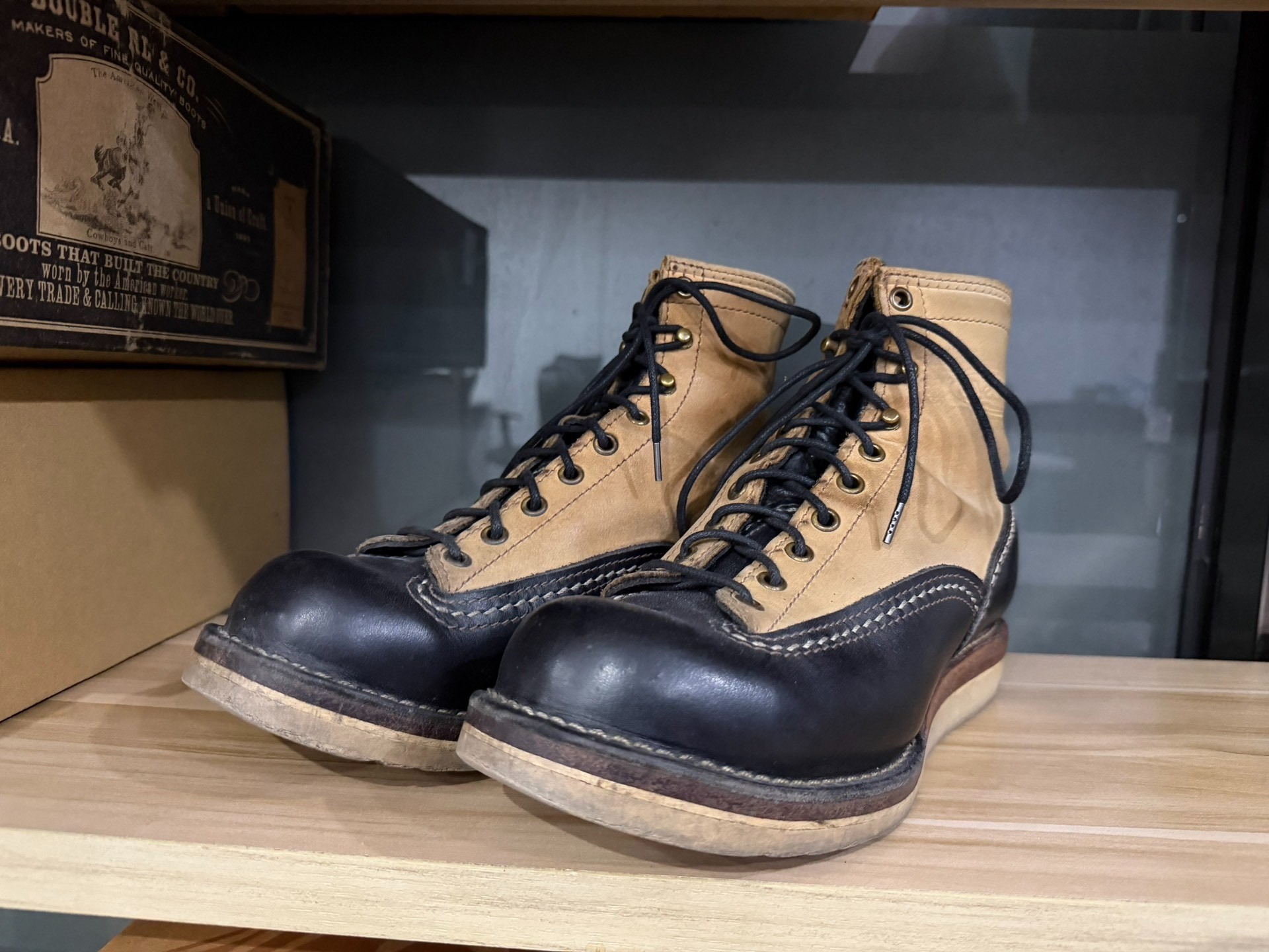 Wesco Two-Tone Magazine Work Boots