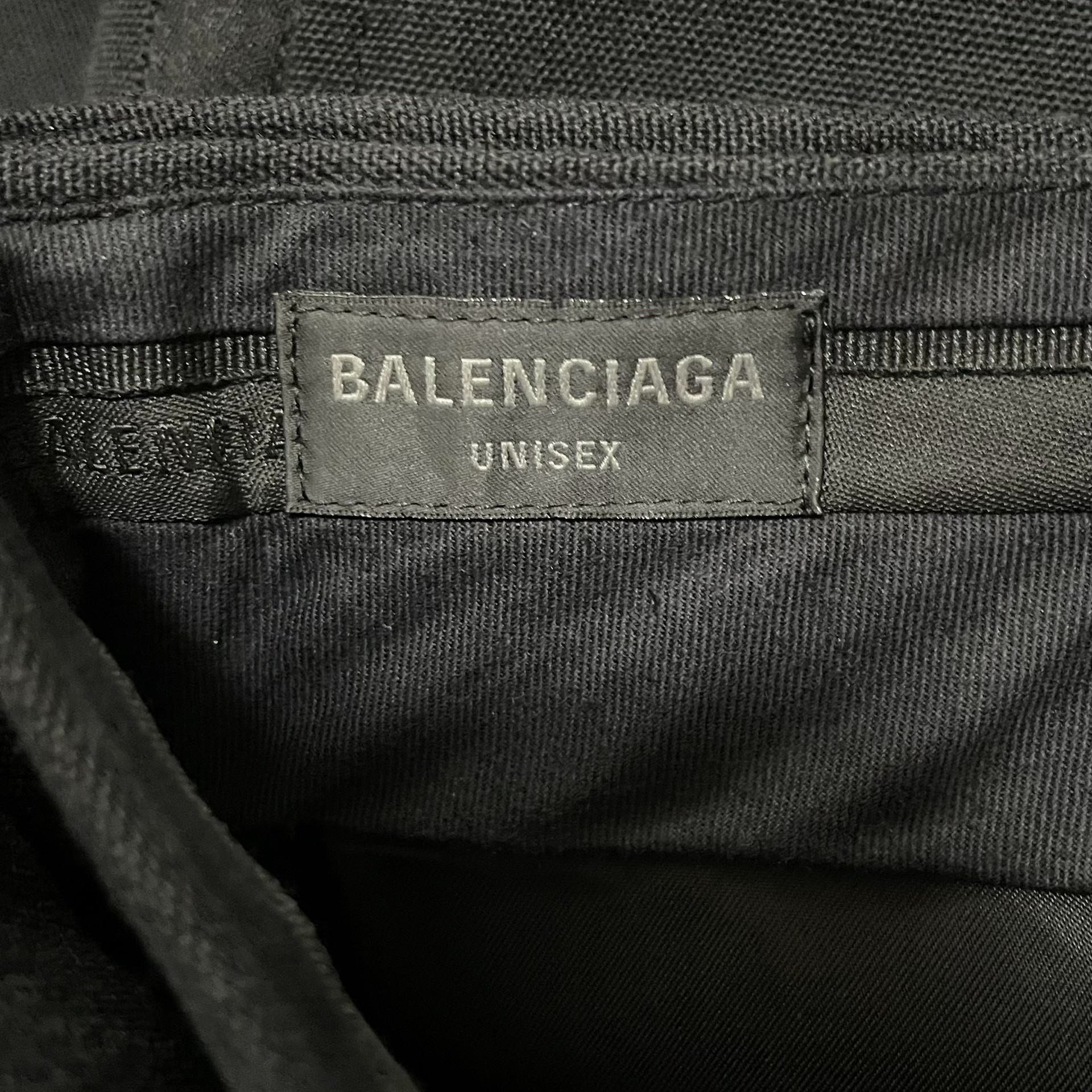 Balenciaga Wool Wide Leg Suit Trousers — detail
