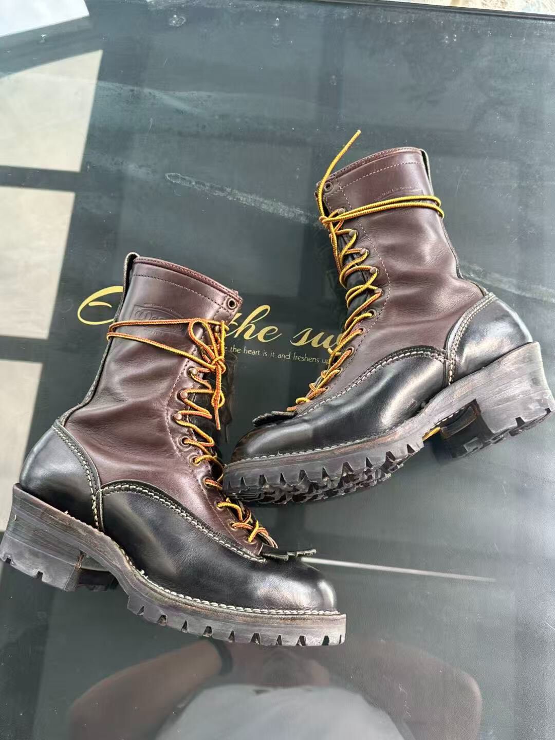 Wesco 2003 Lineman Leather Boots 7.5EE — back
