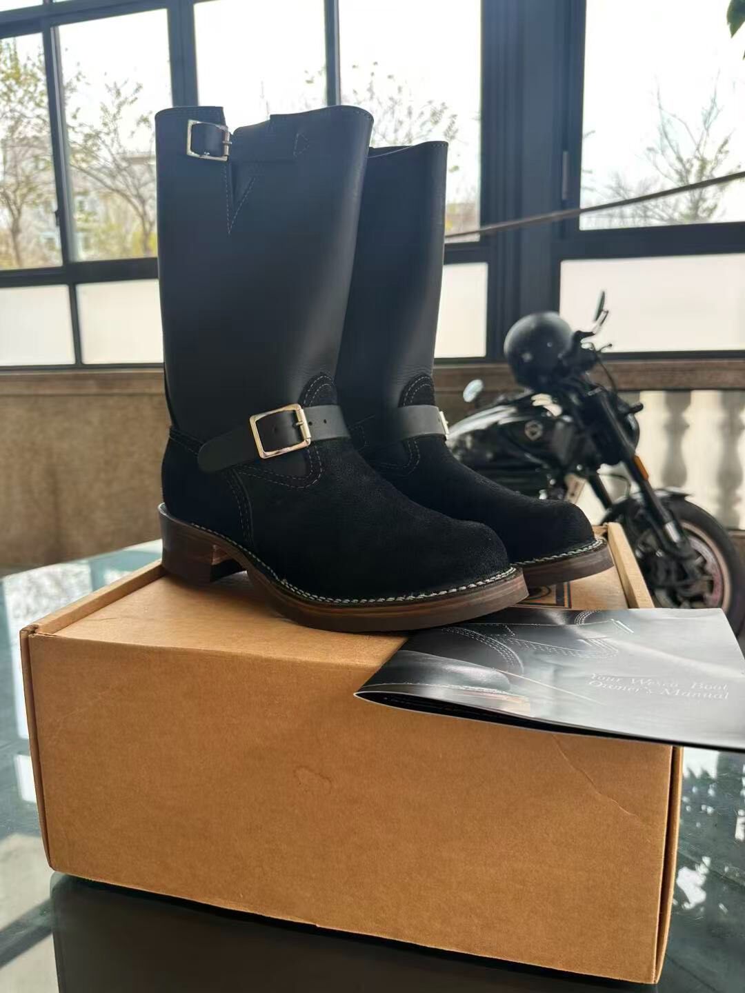 Wesco Boss Black Suede Limited Boots