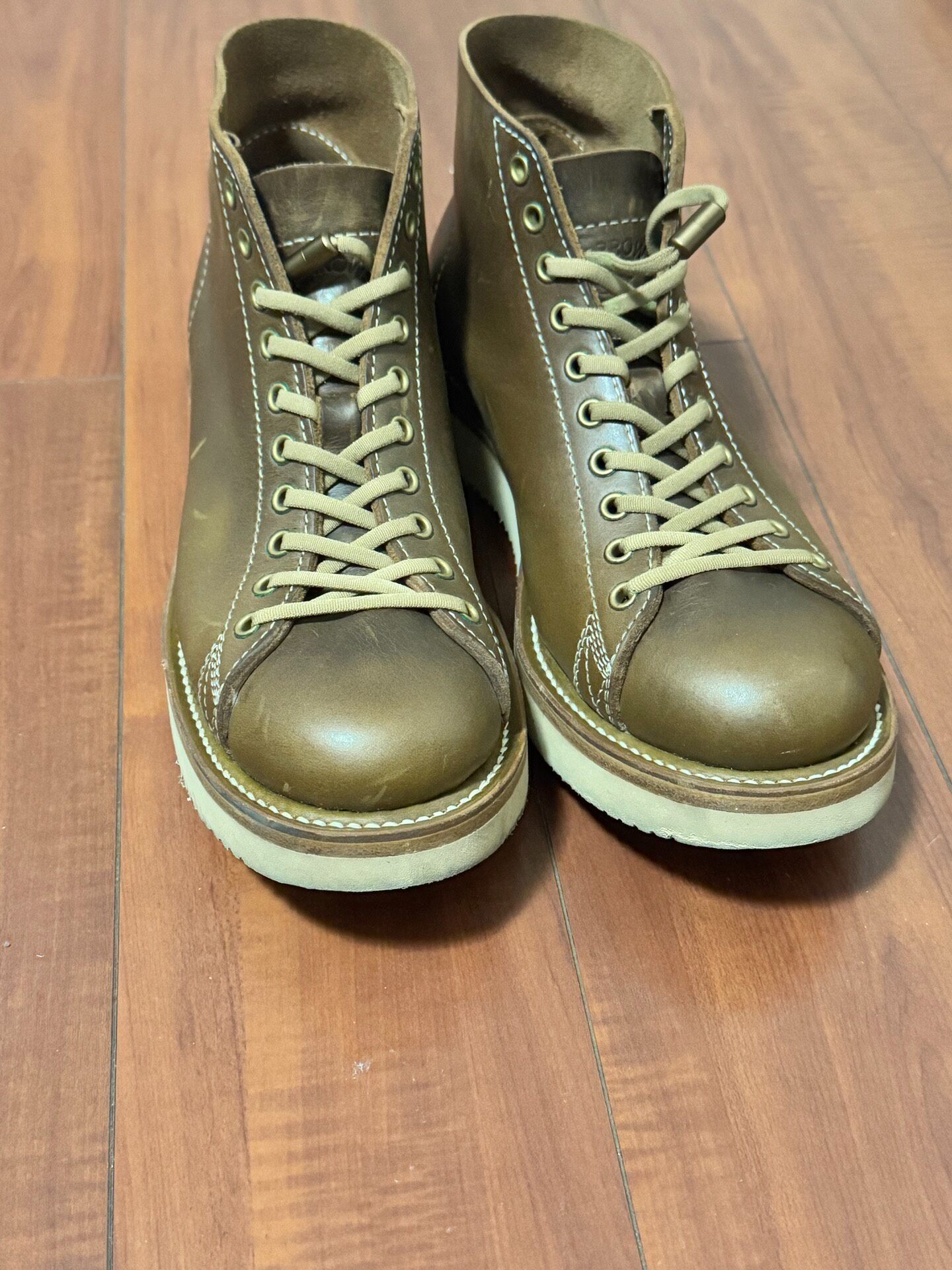 Zerrows Brown Mid-Low Work Boots — front
