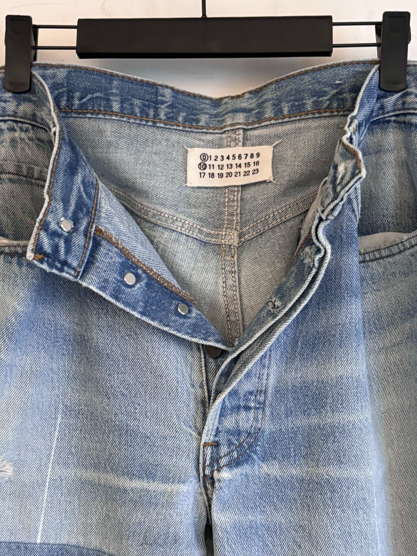 Maison Martin Margiela Line0 Handcrafted Jeans — front