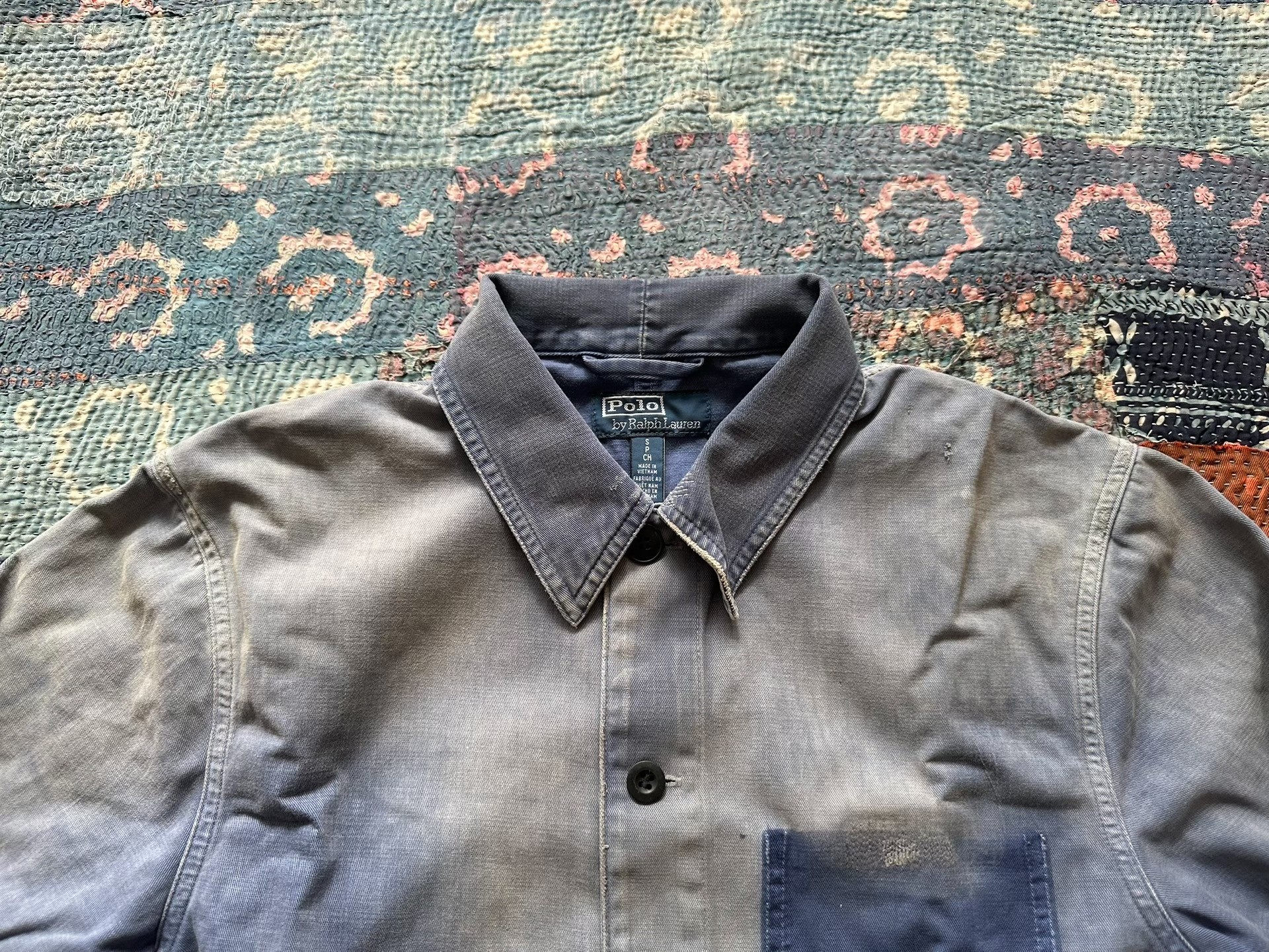 Polo Ralph Lauren Faded Patched Jacket — detail