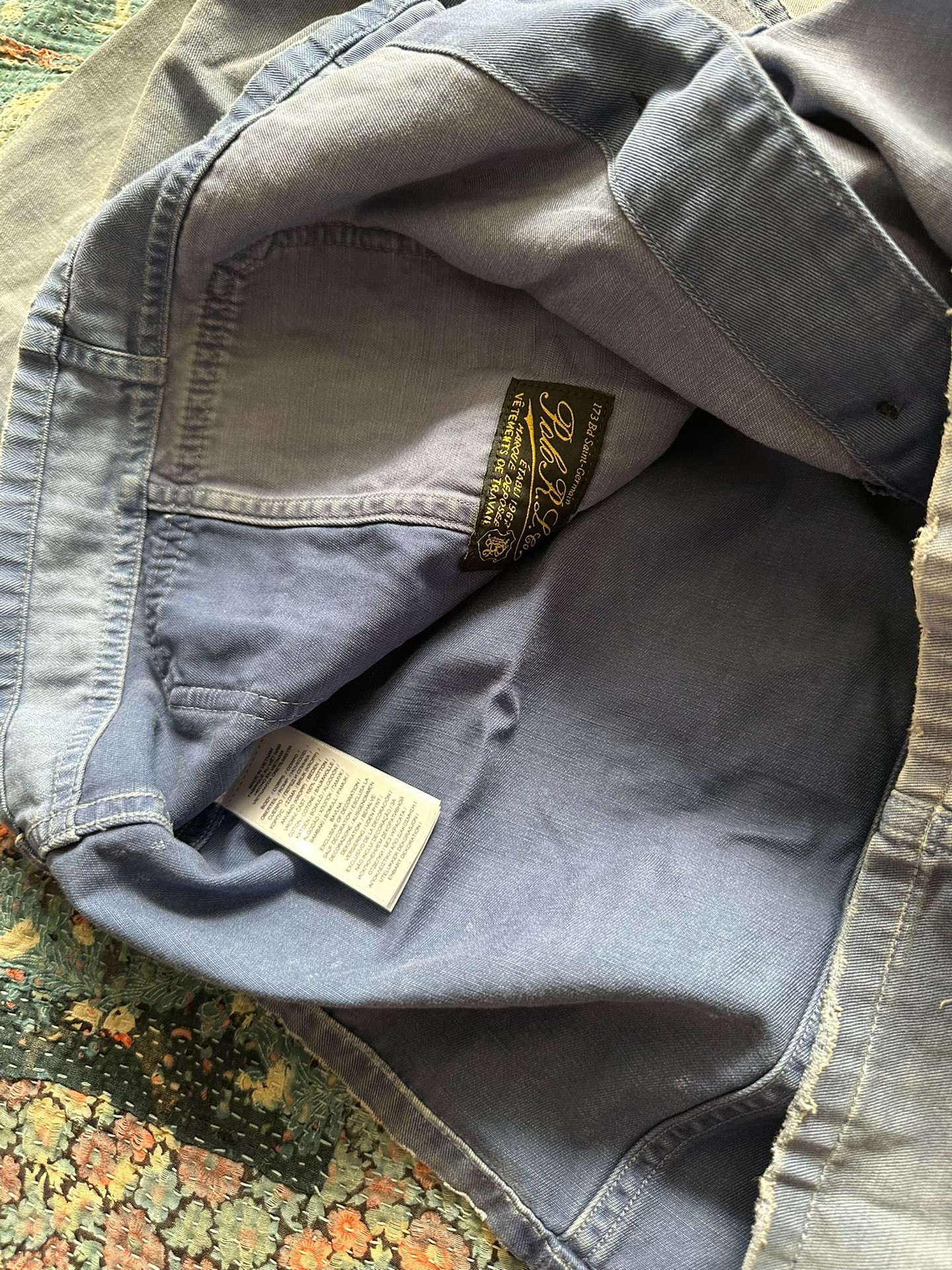Polo Ralph Lauren Faded Patched Jacket — label
