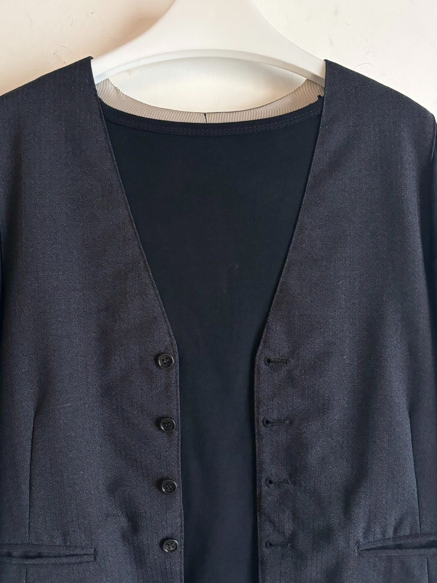 Maison Margiela Spliced Vest Sweatshirt — detail