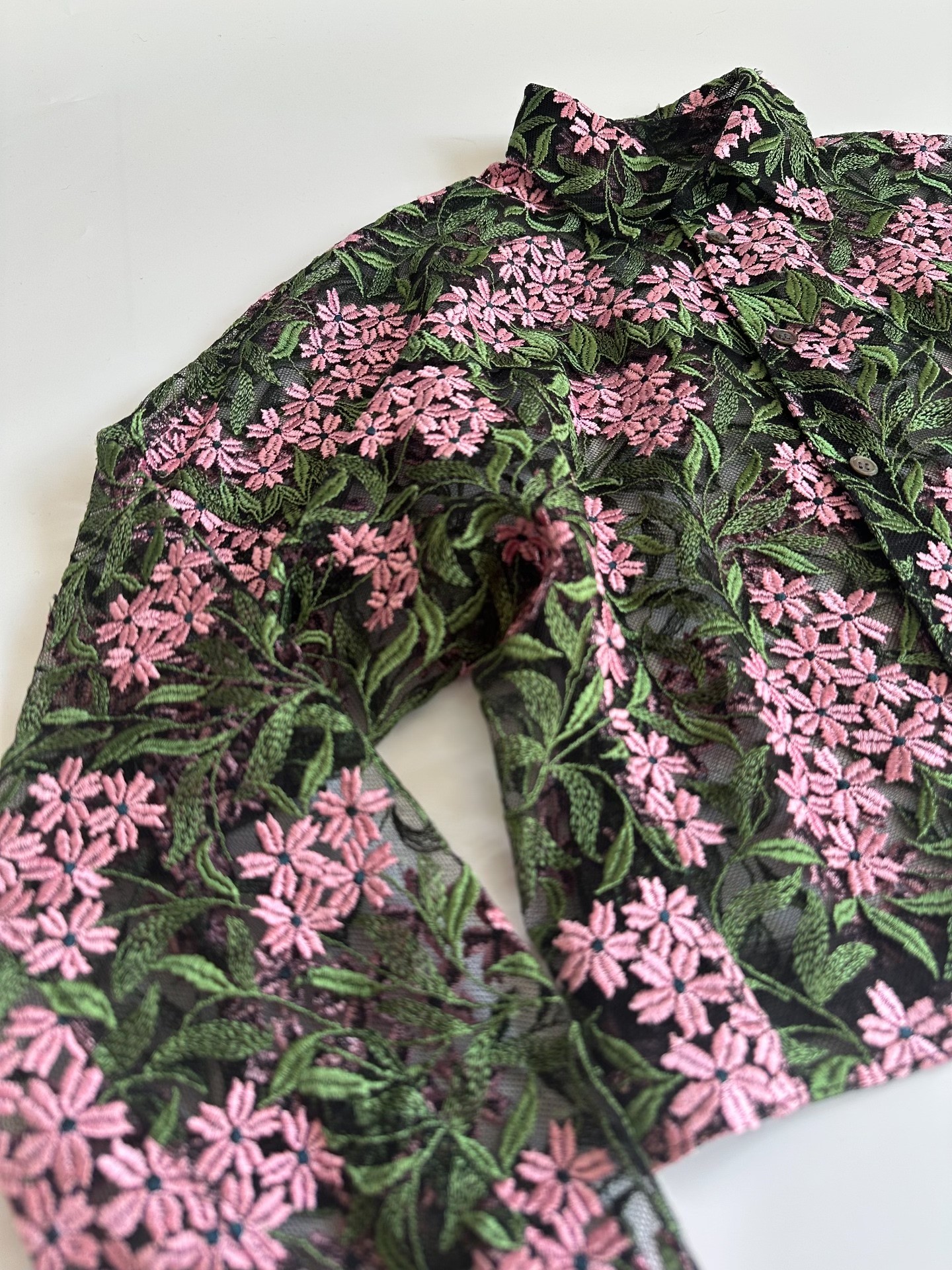 Junya Watanabe 12SS Floral Shirt — label