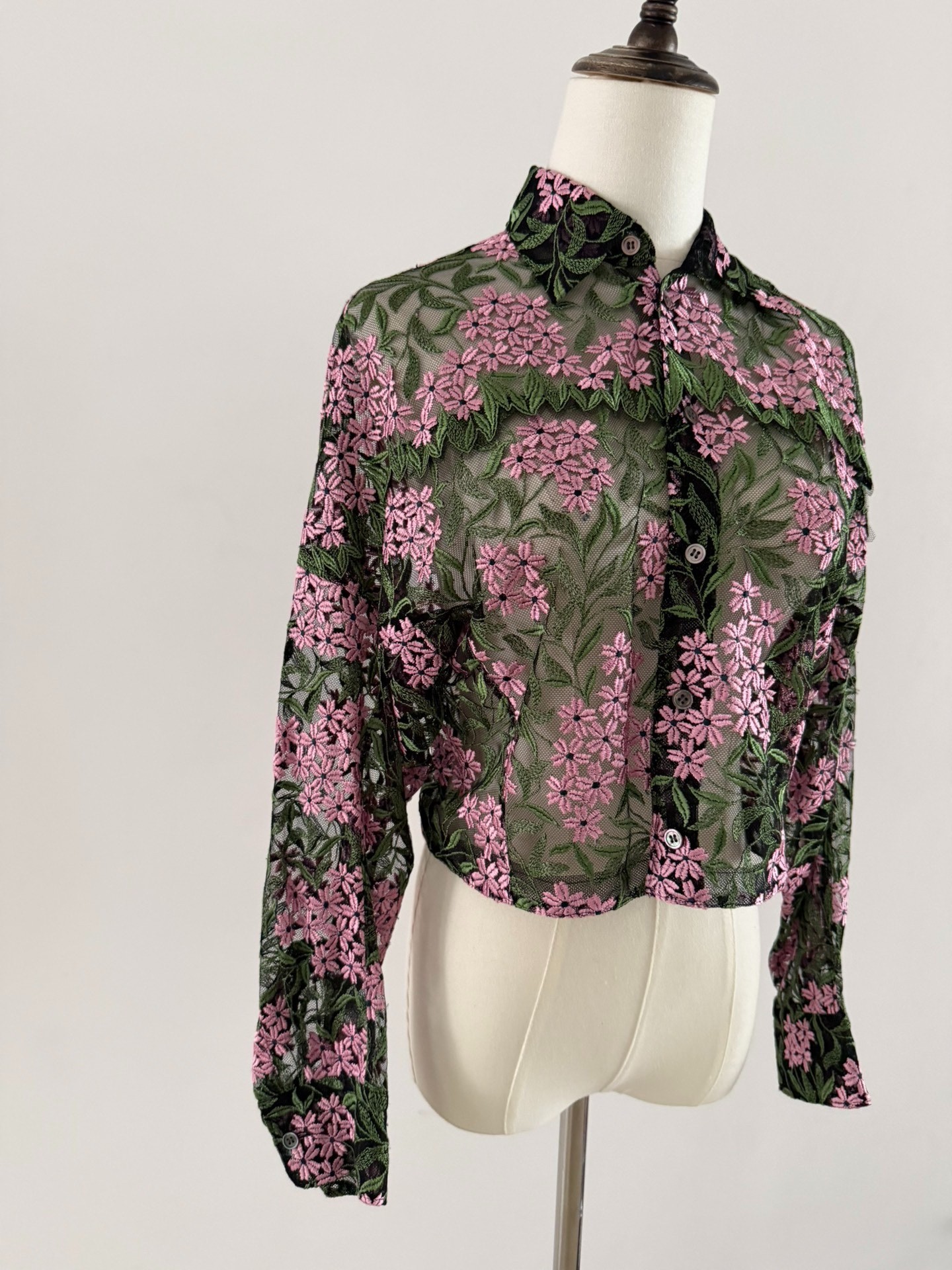Junya Watanabe 12SS Floral Shirt — detail