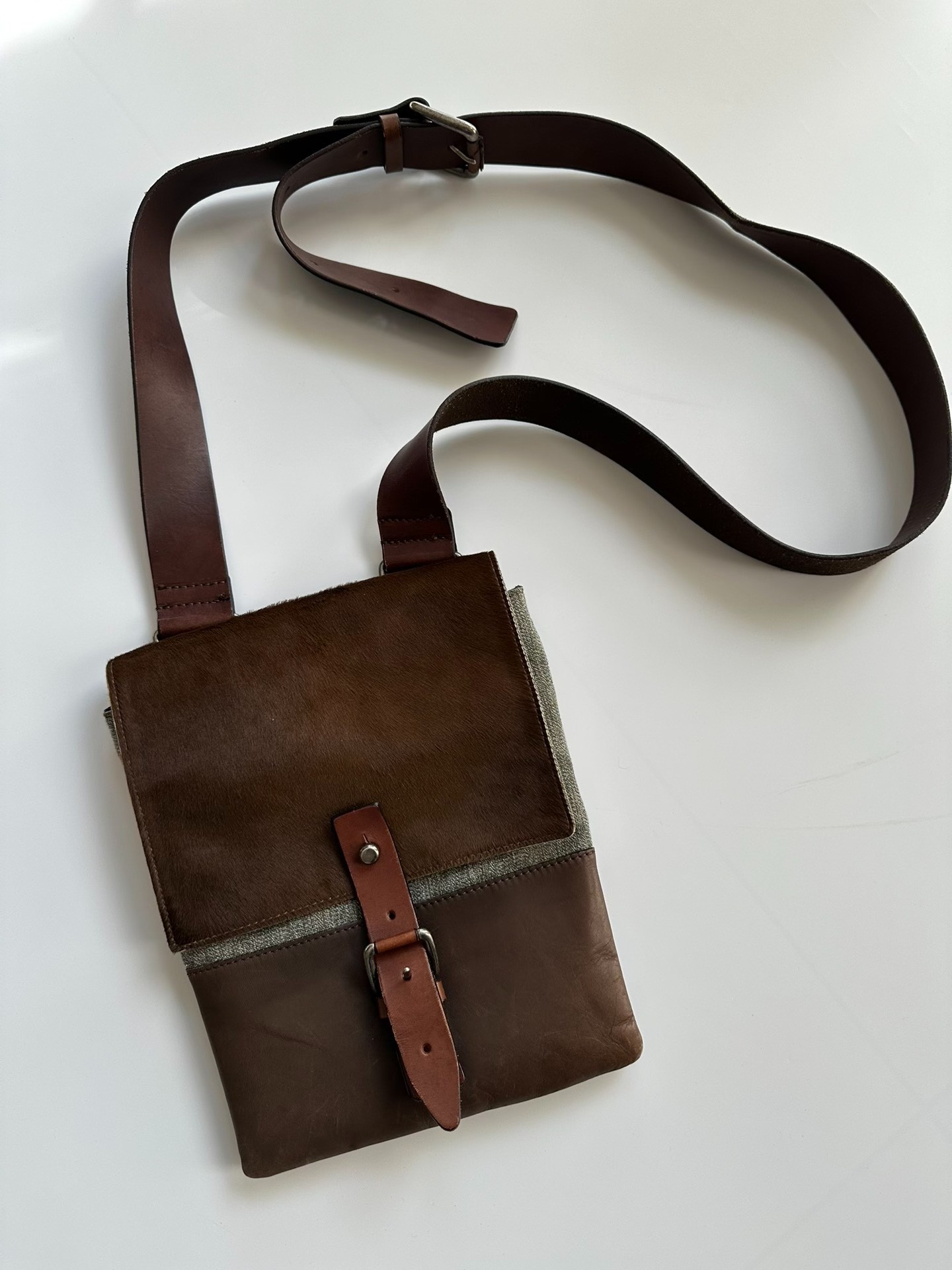 Dries Van Noten Horsehair Crossbody Bag
