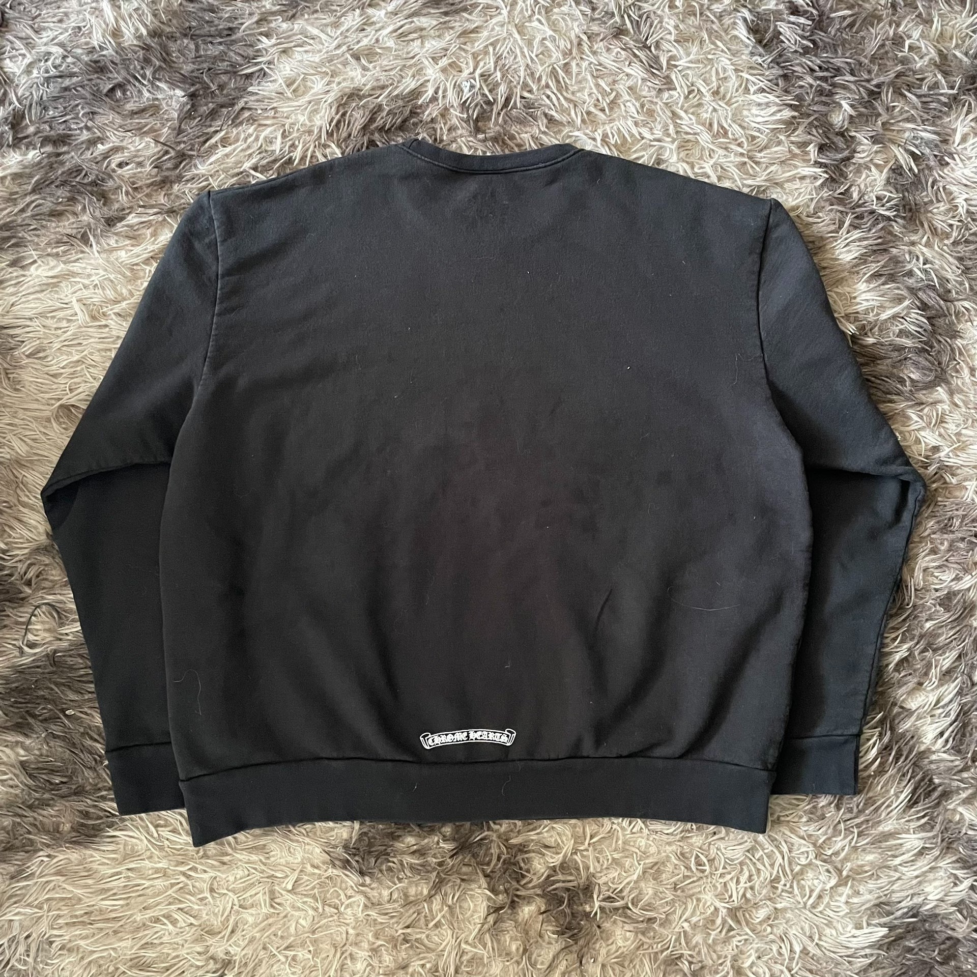 Chrome Hearts Collar Print Sweatshirt — front
