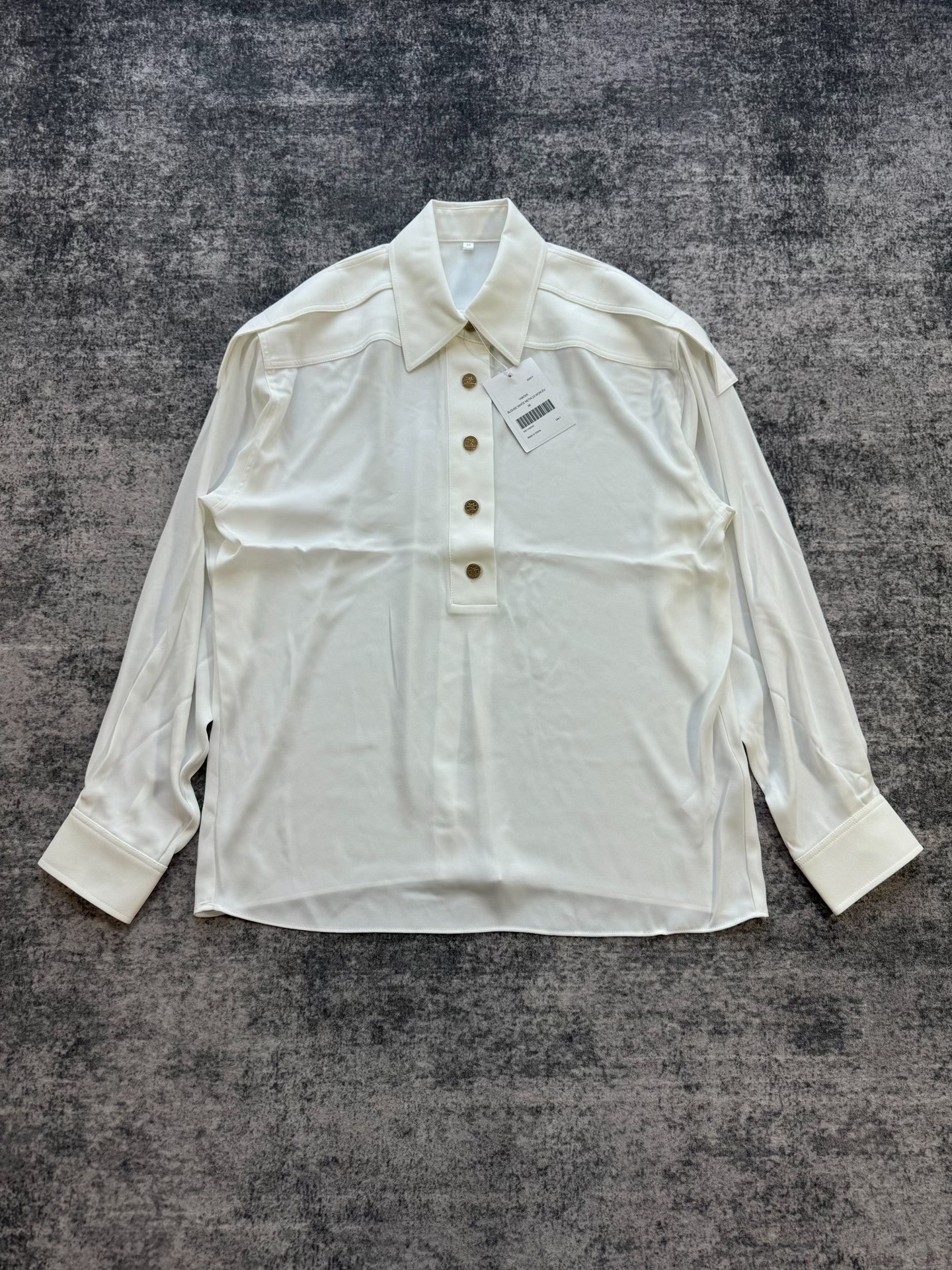 Louis Vuitton Silk-like Long Sleeve Shirt