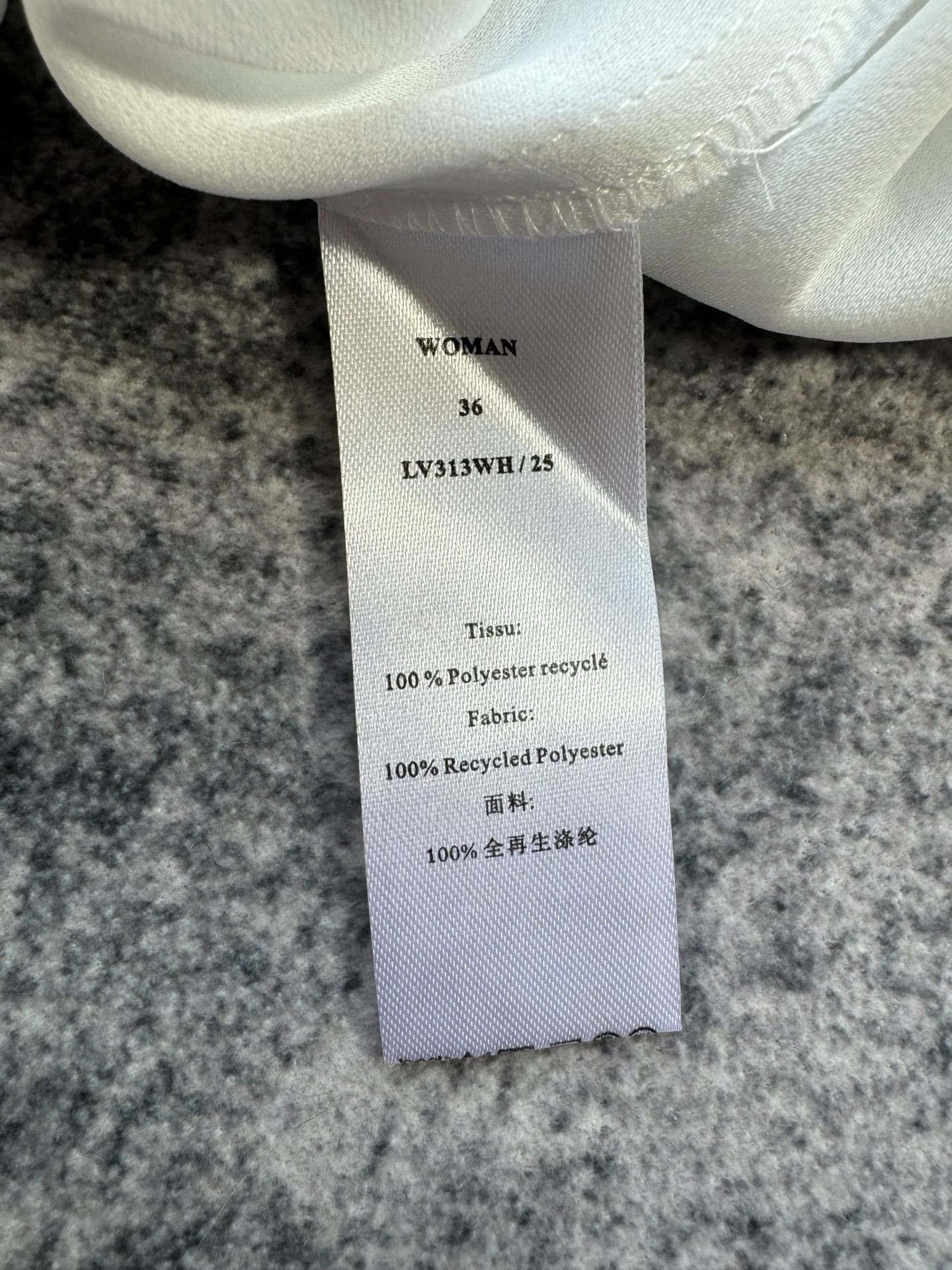 Louis Vuitton Silk-like Long Sleeve Shirt — back