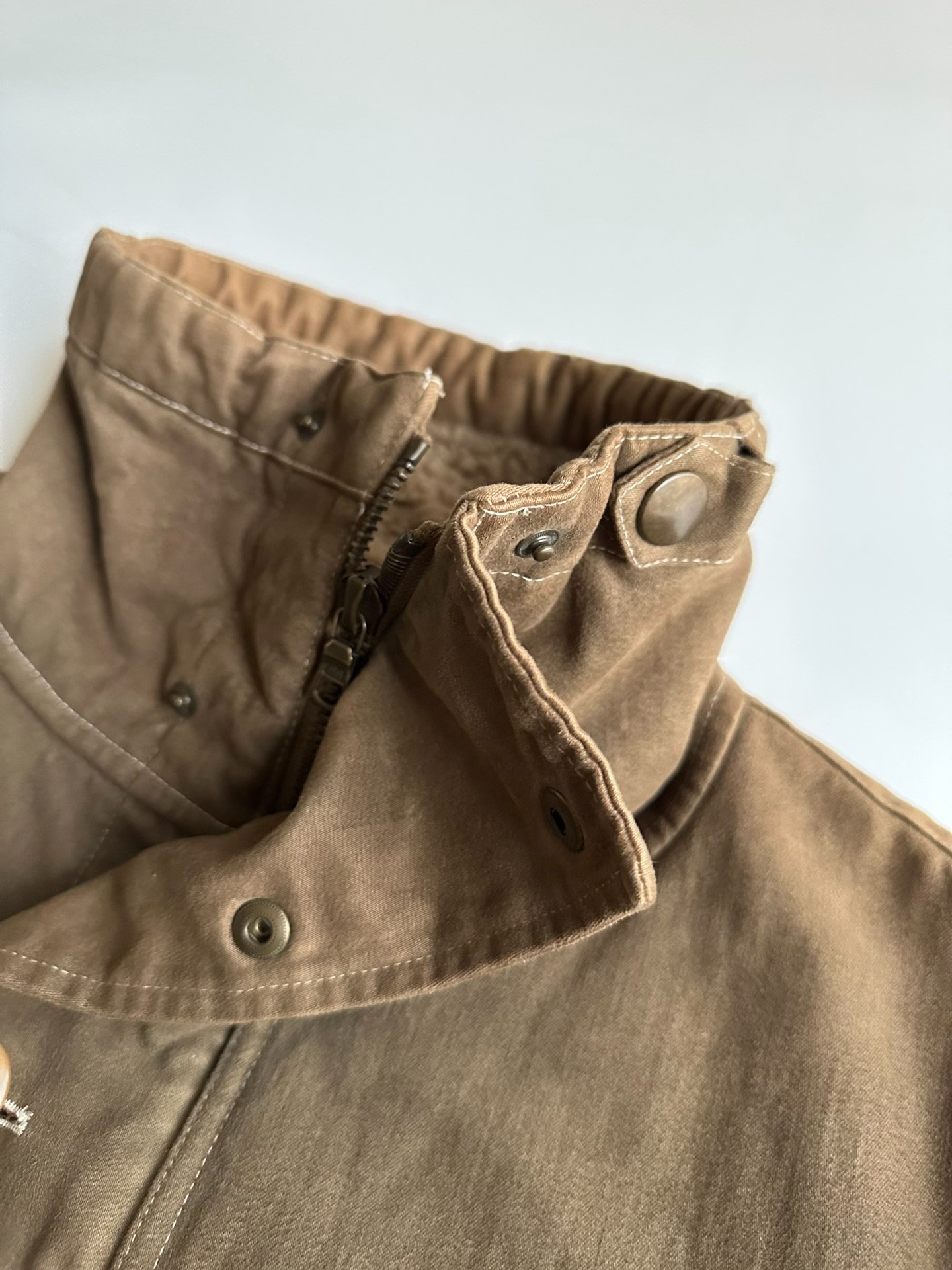 Dries Van Noten Early Military Cotton Jacket — detail