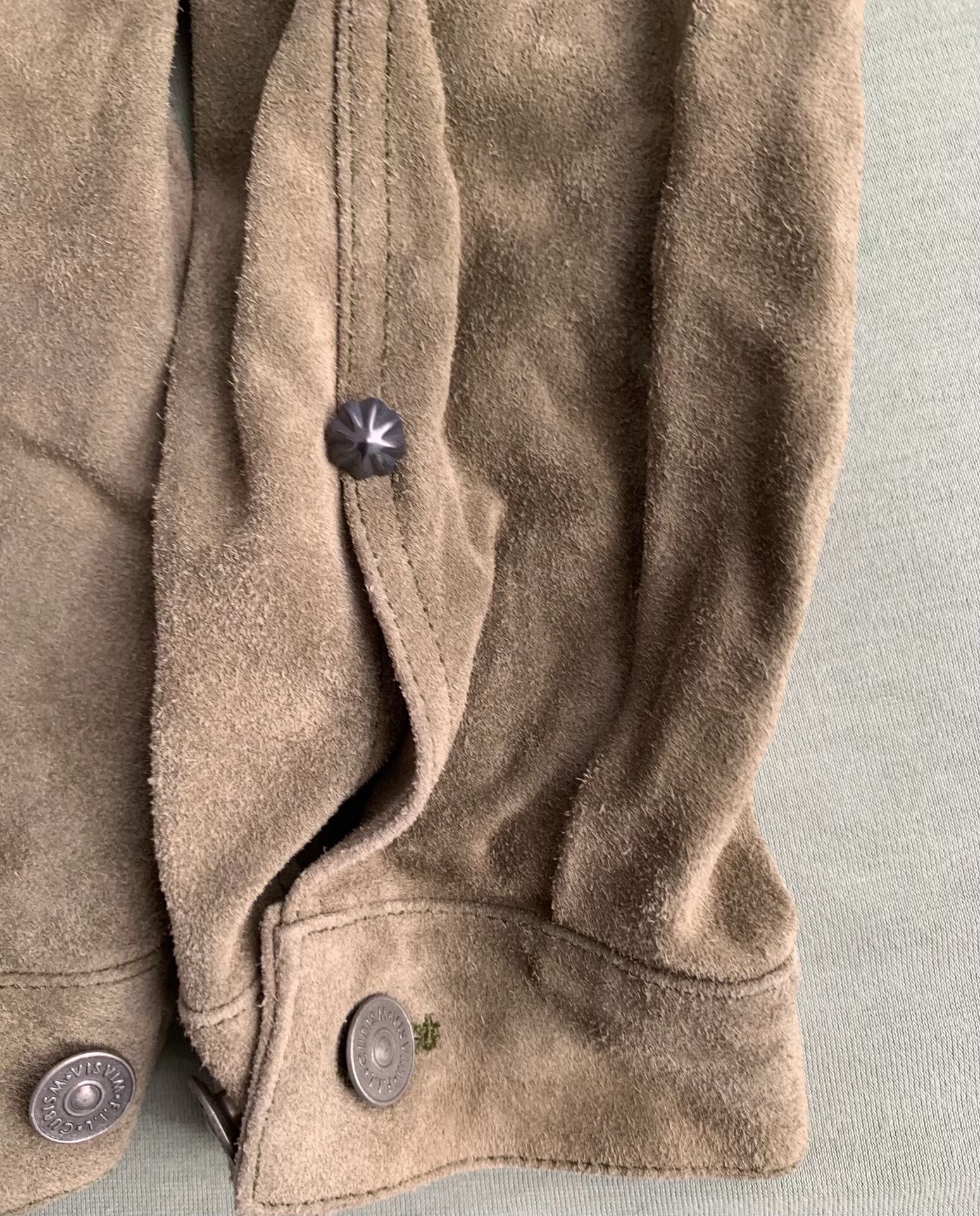 Visvim 12AW IT 101 Suede Jacket — label