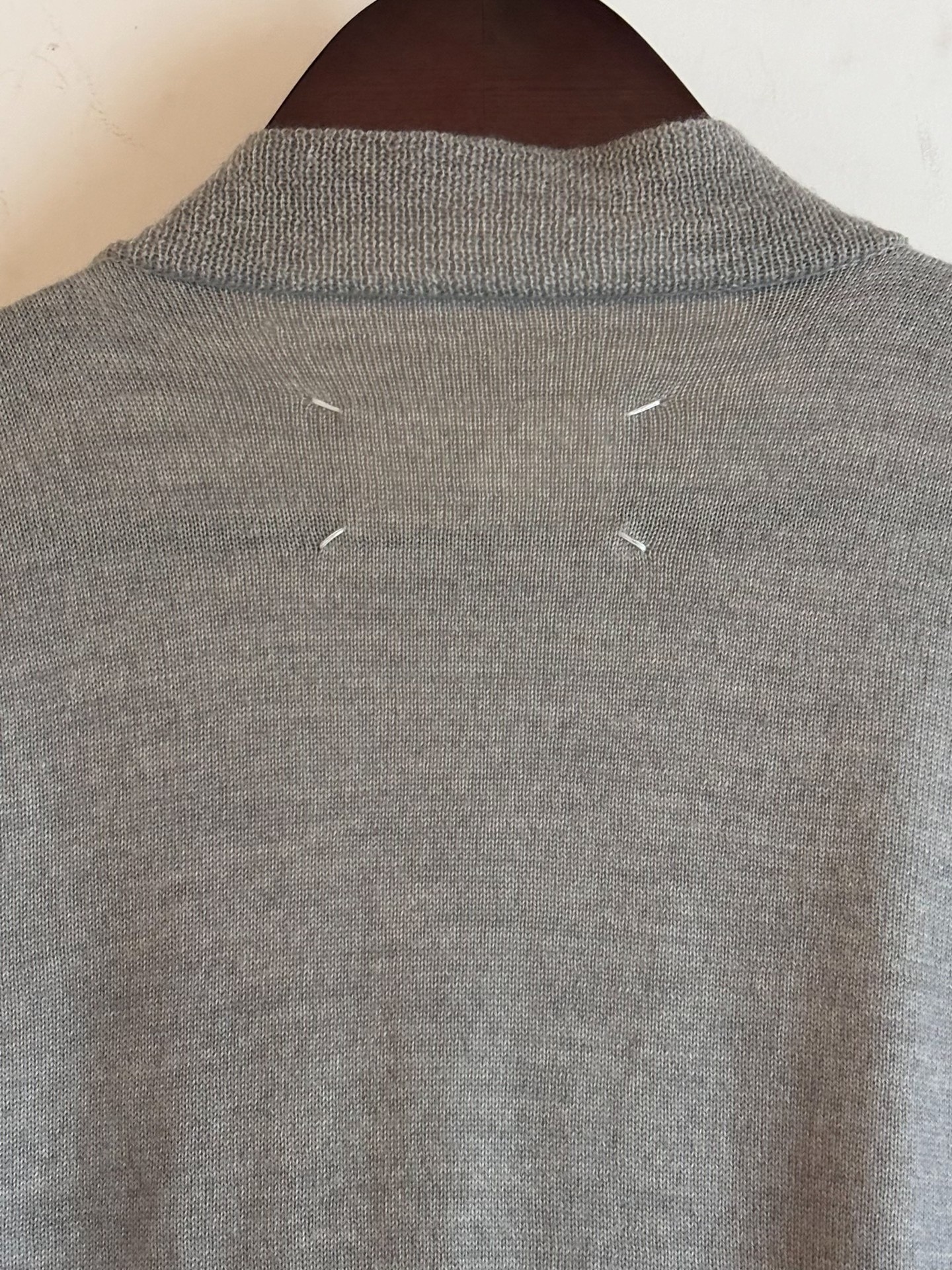 Maison Margiela AW2004 V-Neck Cardigan — label