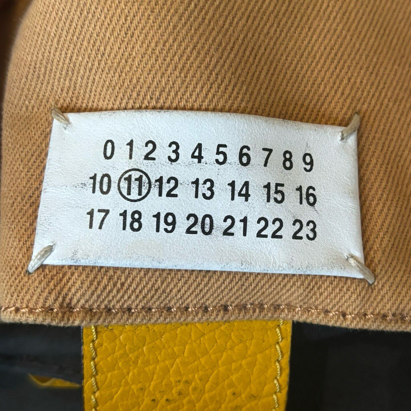 Maison Margiela SS2018 Canvas Tote — label