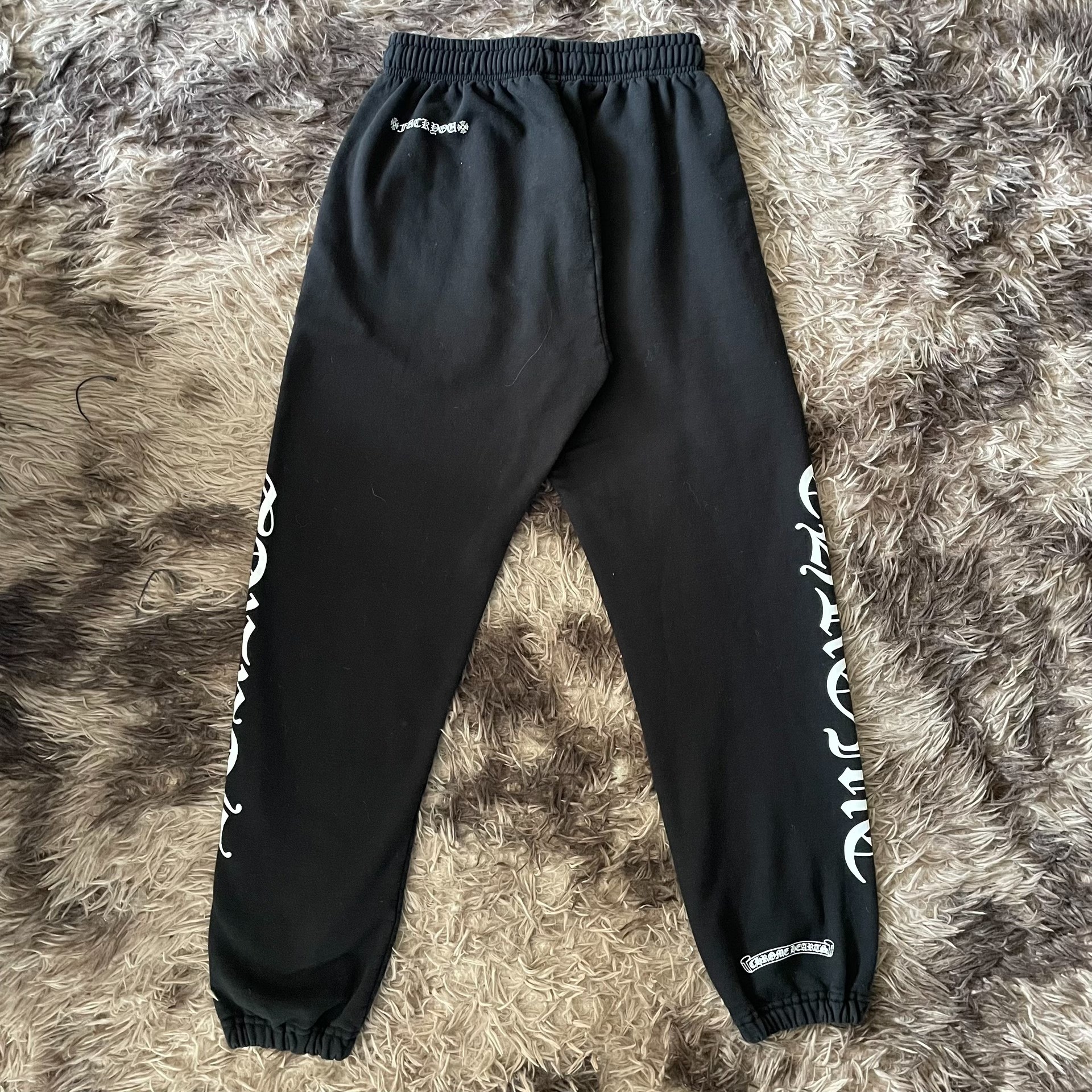 Chrome Hearts Black Thick Casual Sweatpants — front