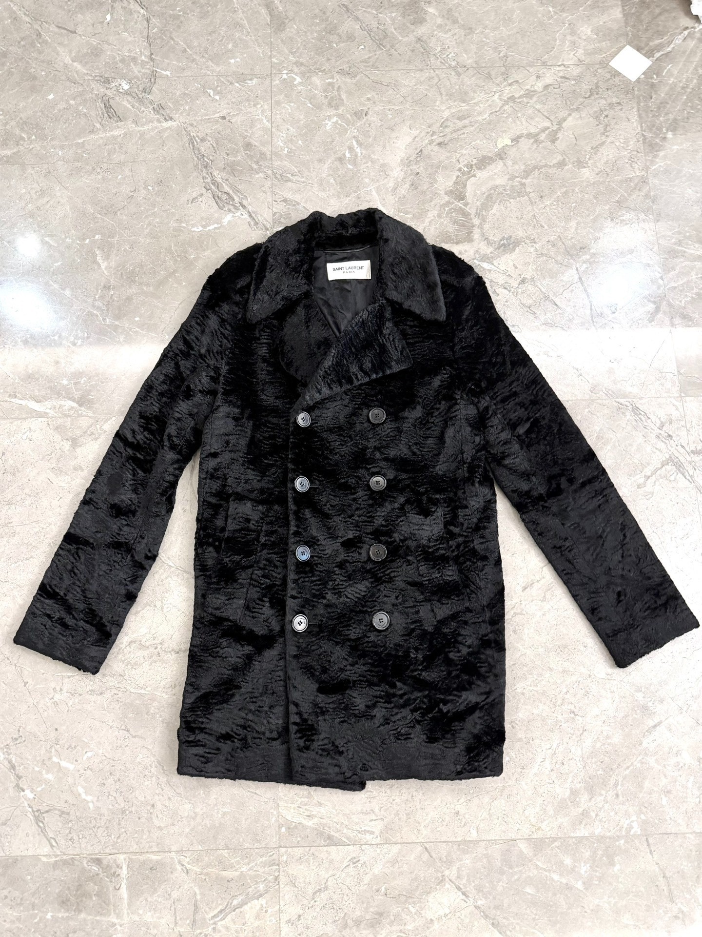 Saint Laurent SLP Fur-like Coat