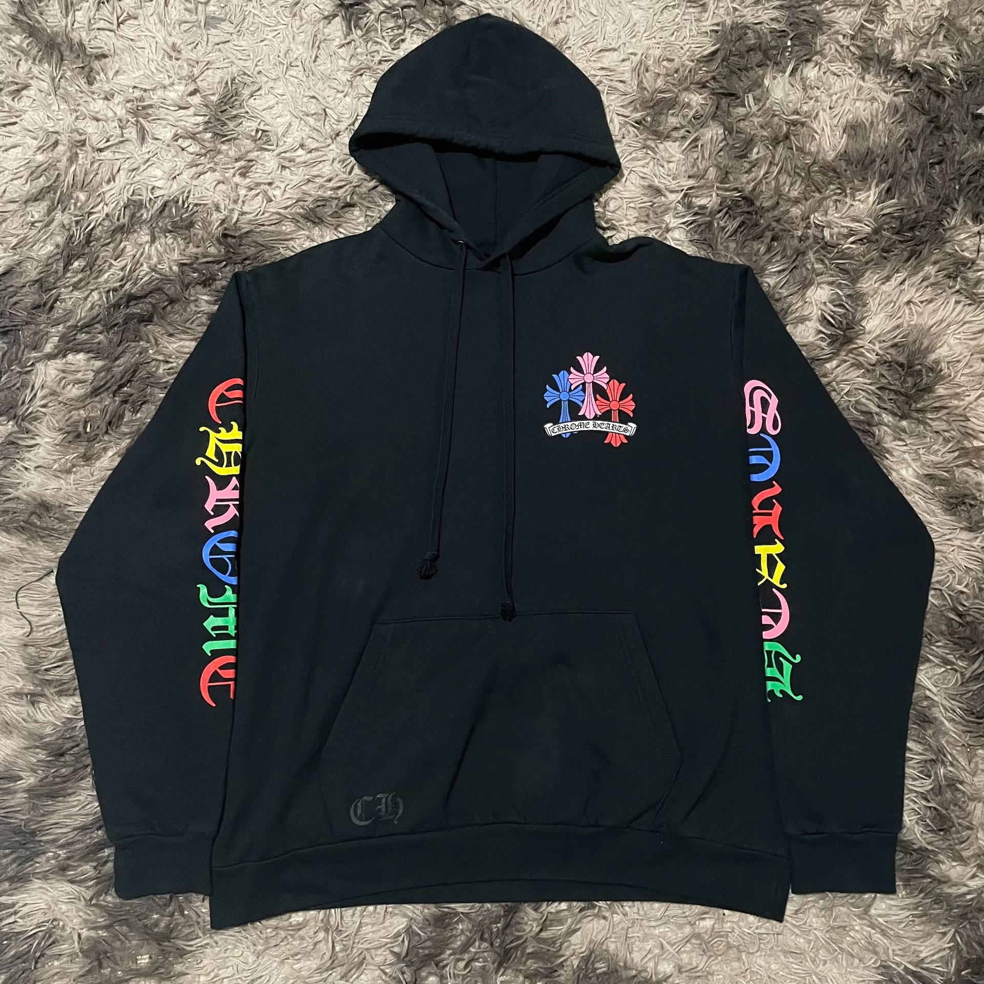 Chrome Hearts Colorful Cross Zip Hoodie