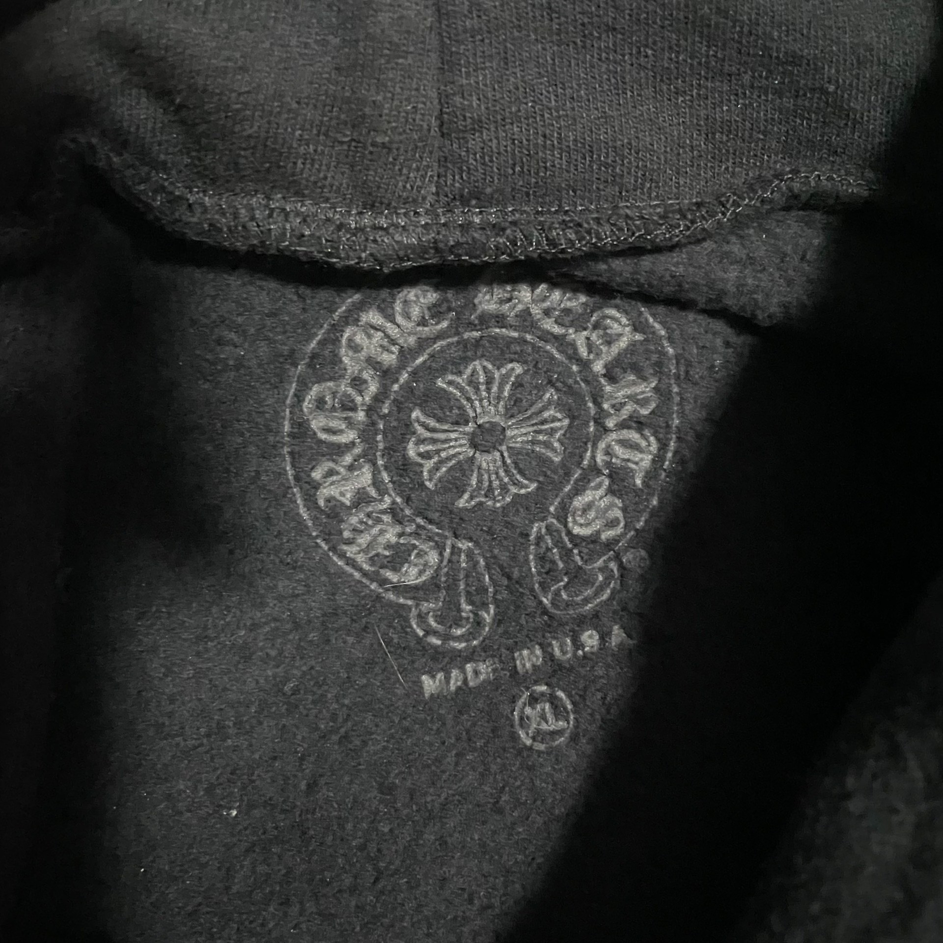 Chrome Hearts Colorful Cross Zip Hoodie — detail