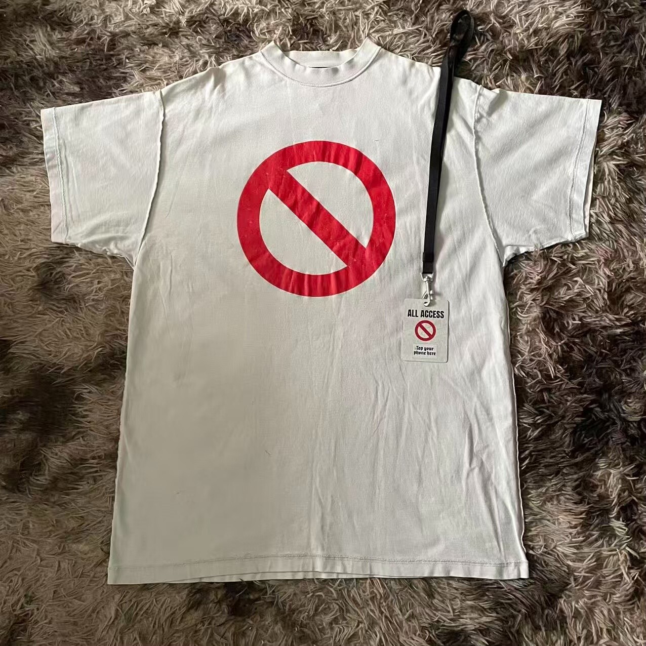 Balenciaga Bfrnd Prohibition Short Sleeve