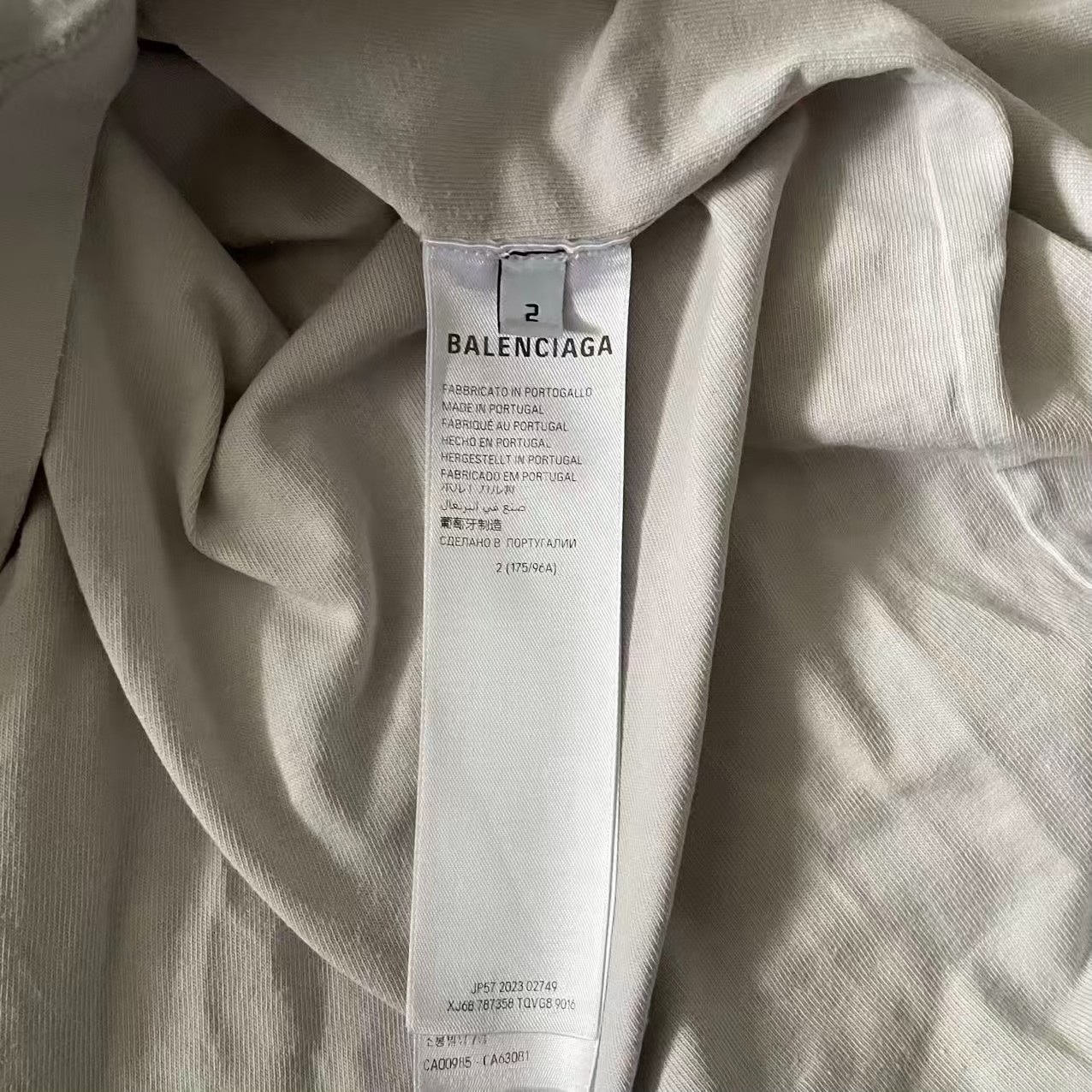 Balenciaga Bfrnd Prohibition Short Sleeve — back