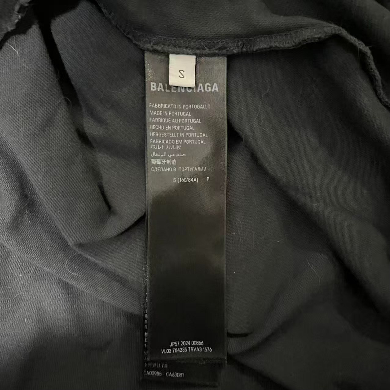 Balenciaga 24FW Graphic Tee — back