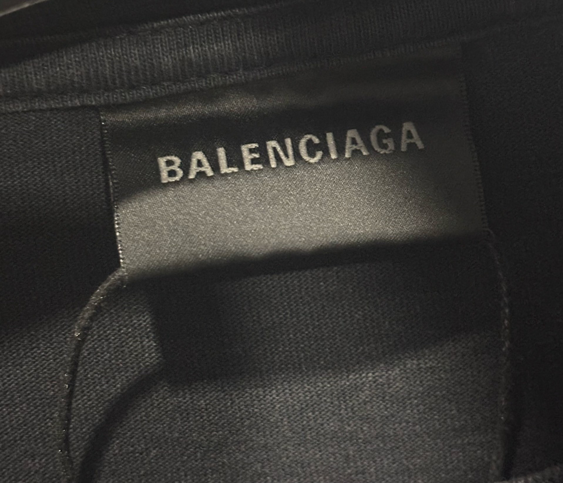 Balenciaga Loop Tape Long-Sleeve T-Shirt — detail