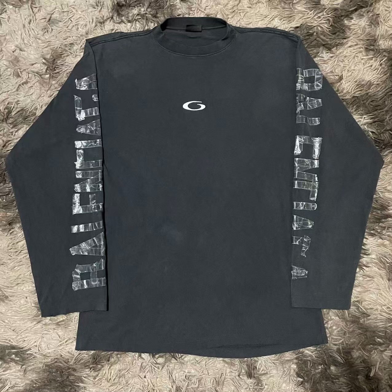 Balenciaga Loop Tape Long-Sleeve T-Shirt