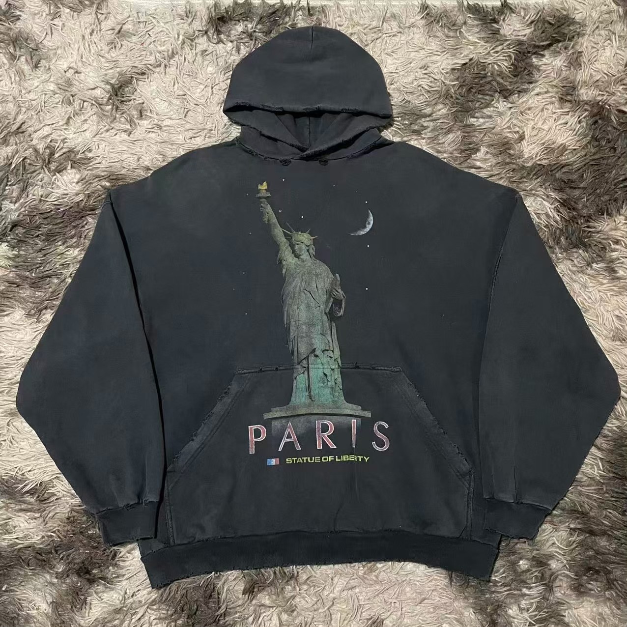 Balenciaga 24FW Statue of Liberty Hoodie