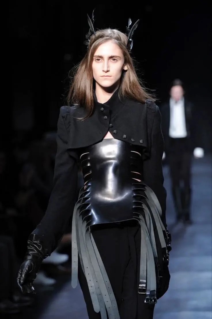 Ann Demeulemeester 09FW Brocade Vest