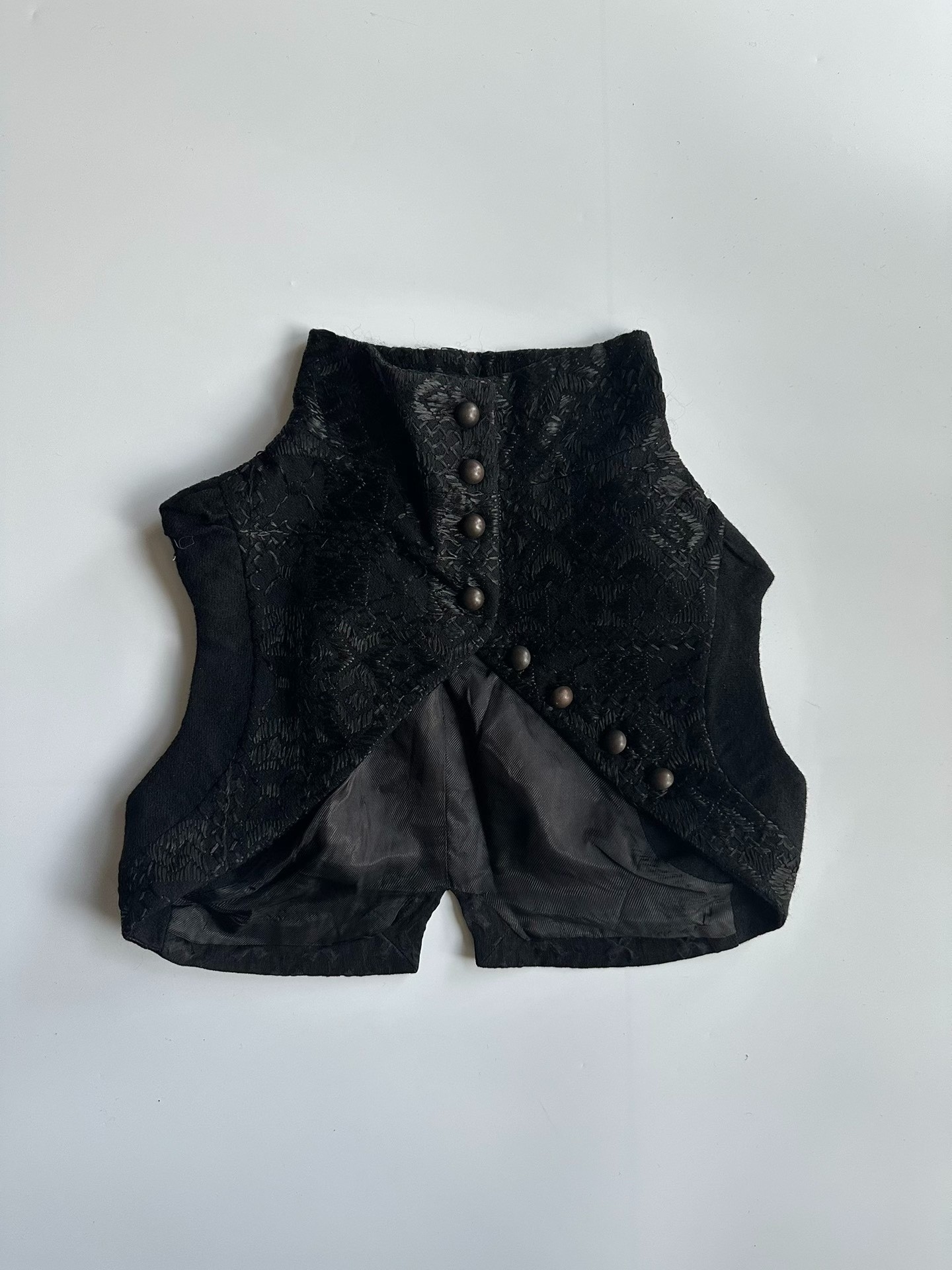 Ann Demeulemeester 09FW Brocade Vest — front
