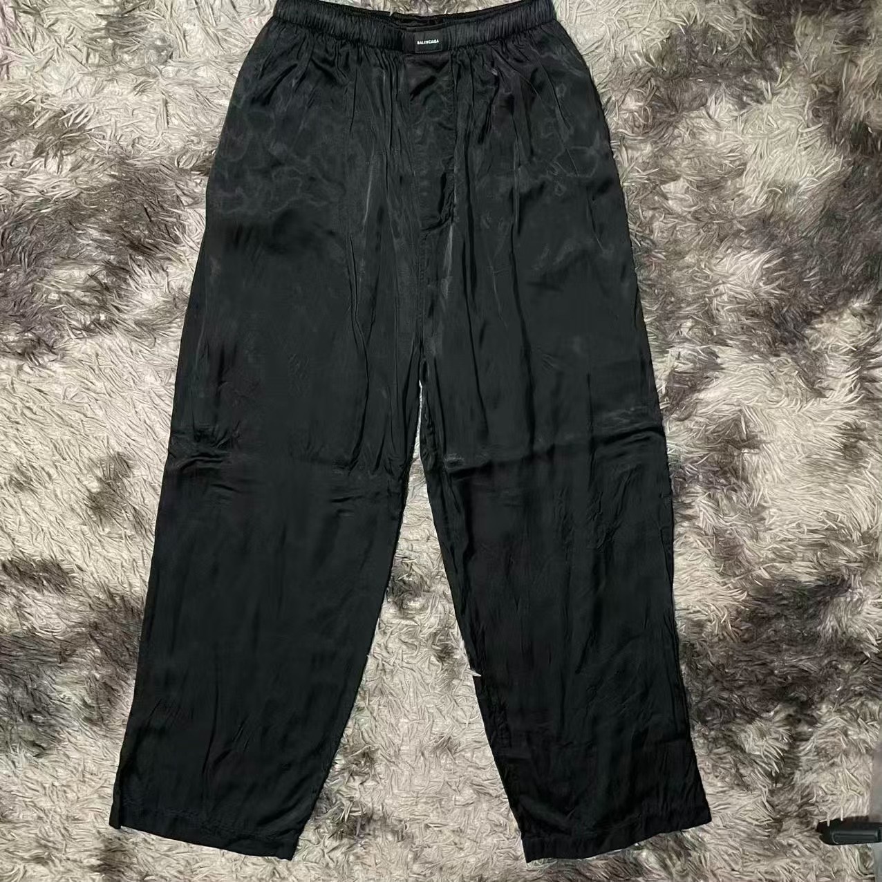 Balenciaga Silk Loose Casual Pants