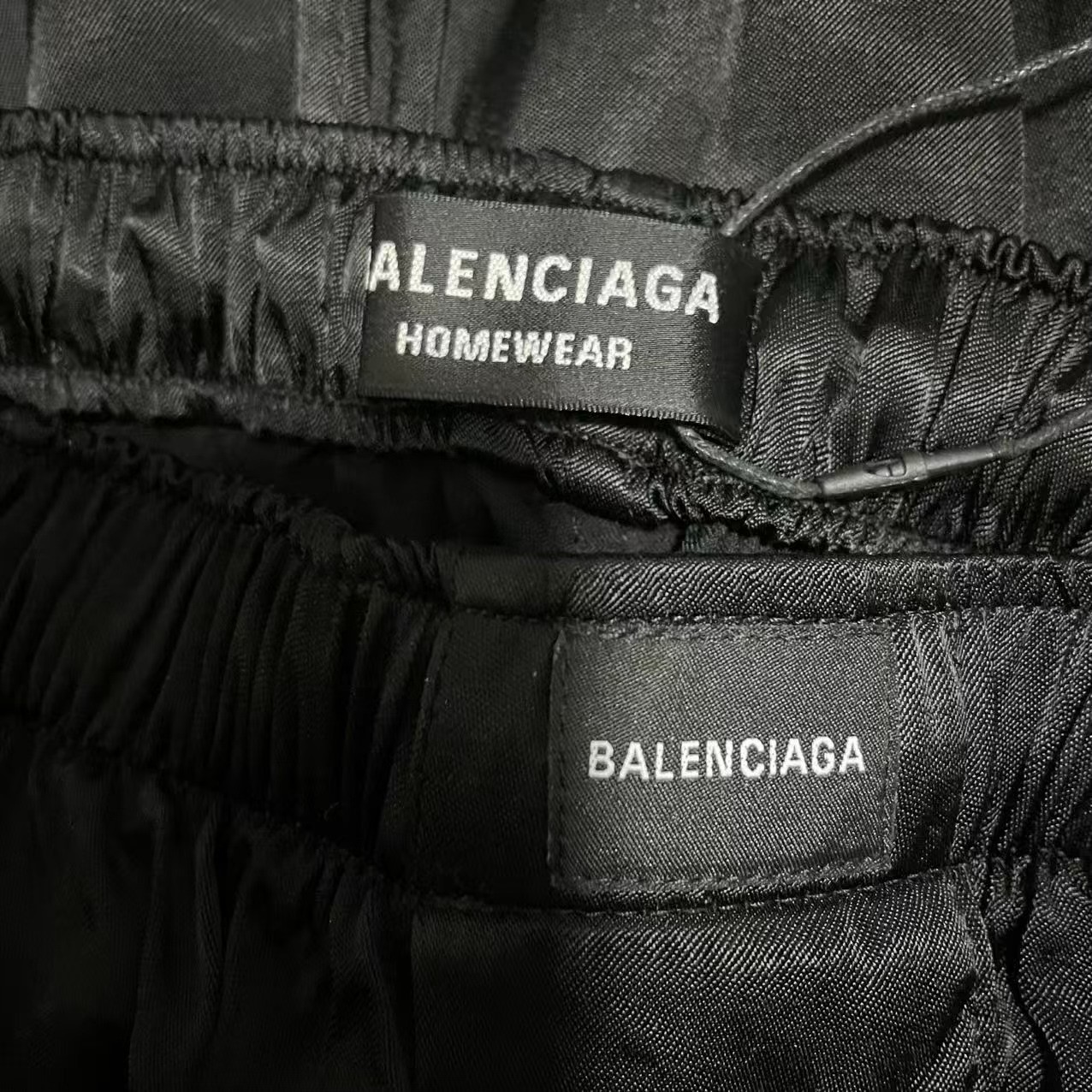 Balenciaga Silk Loose Casual Pants — detail