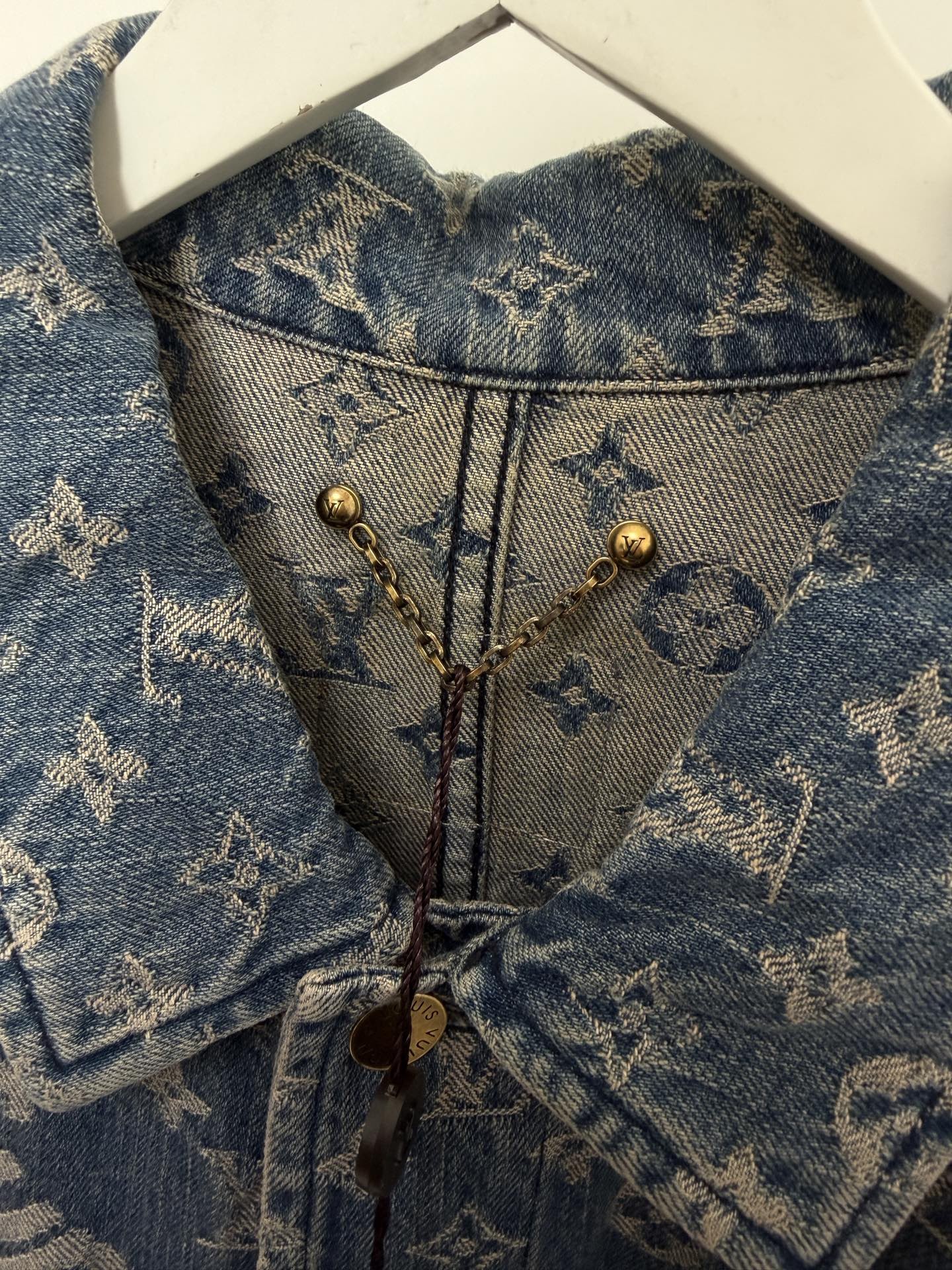 Louis Vuitton x Supreme Denim Jacket — back