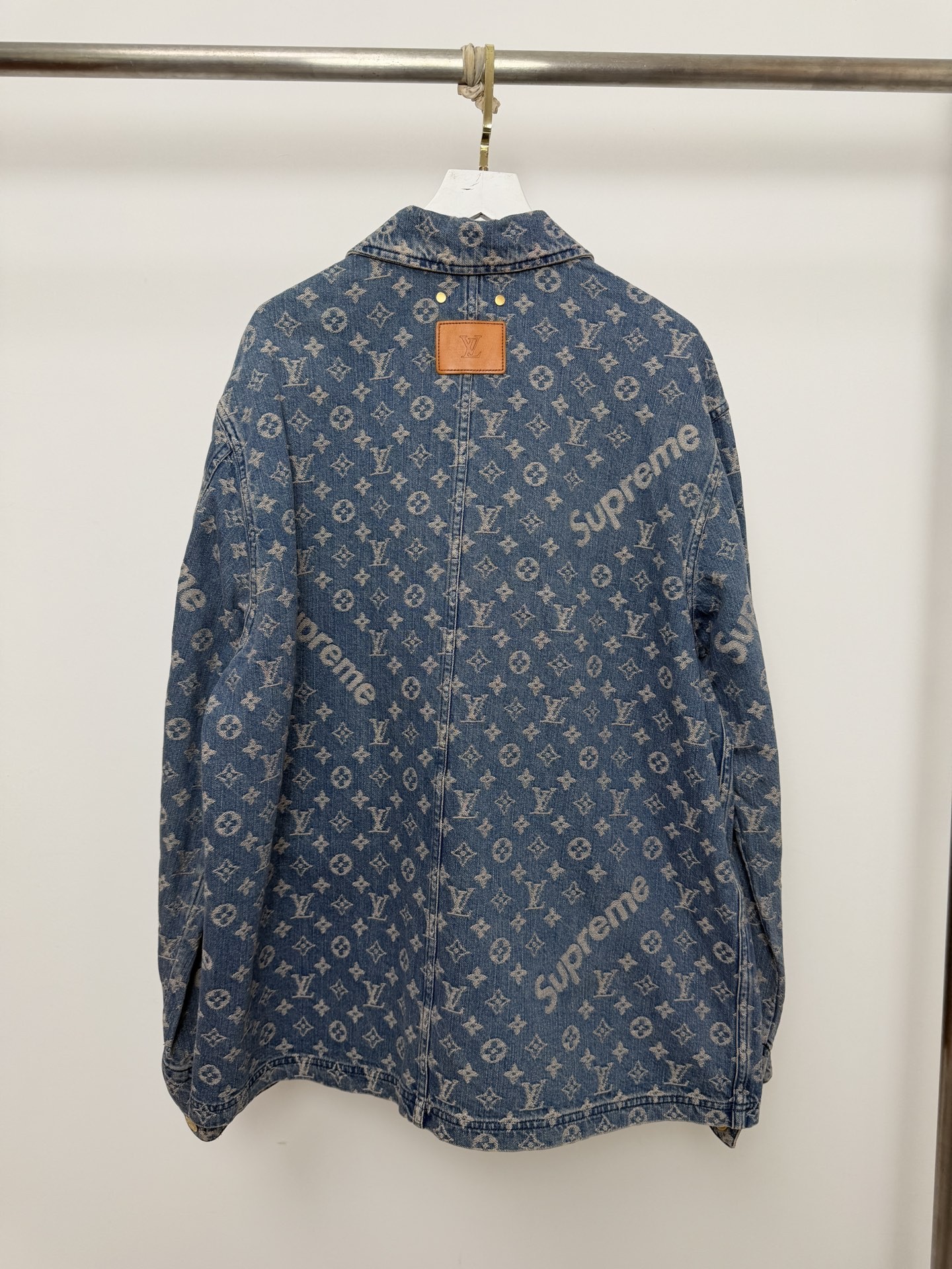 Louis Vuitton x Supreme Denim Jacket — front